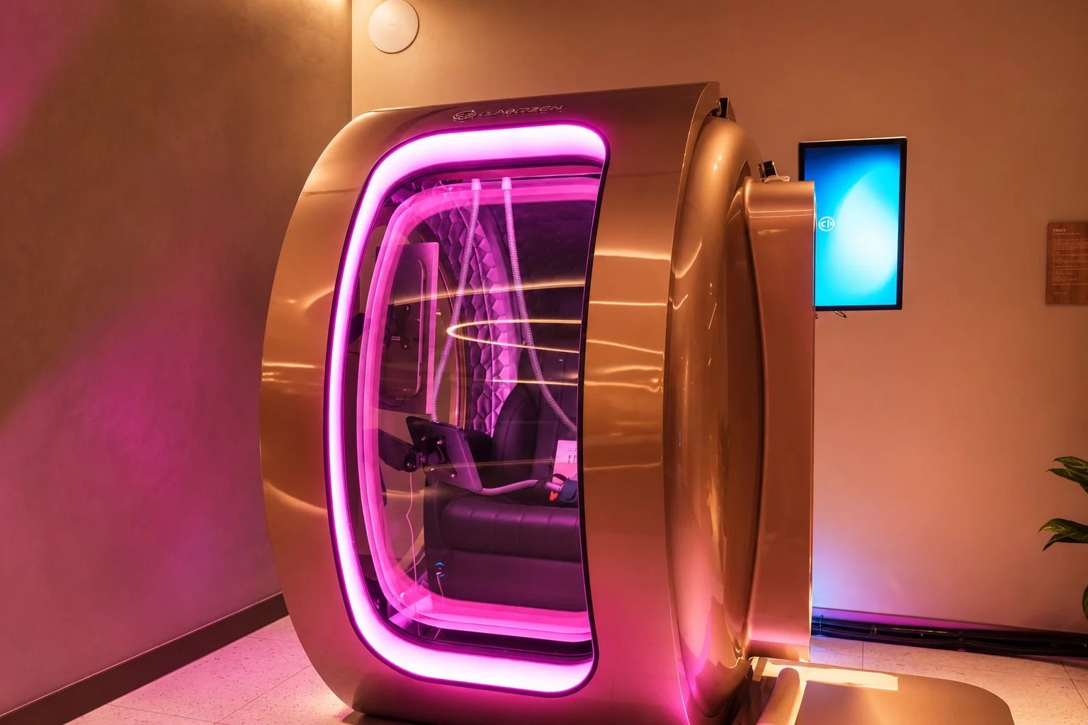 Futuristic Magenta Wellness Pod.jpeg