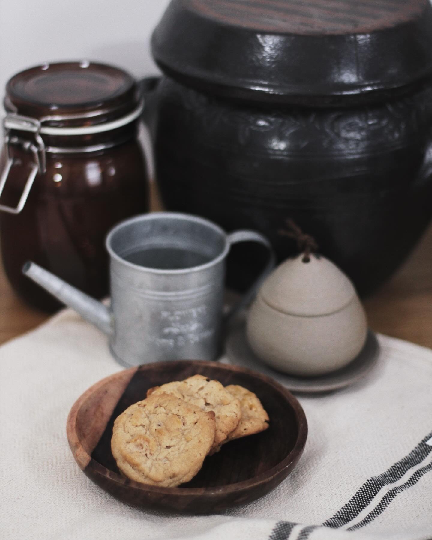 Umami cookies. Made with doenjang, oksusu, and only the best butter.