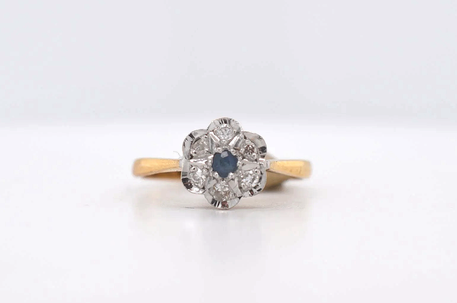 18ct Sapphire & Diamond Price Band B (£250 - £500) EC17