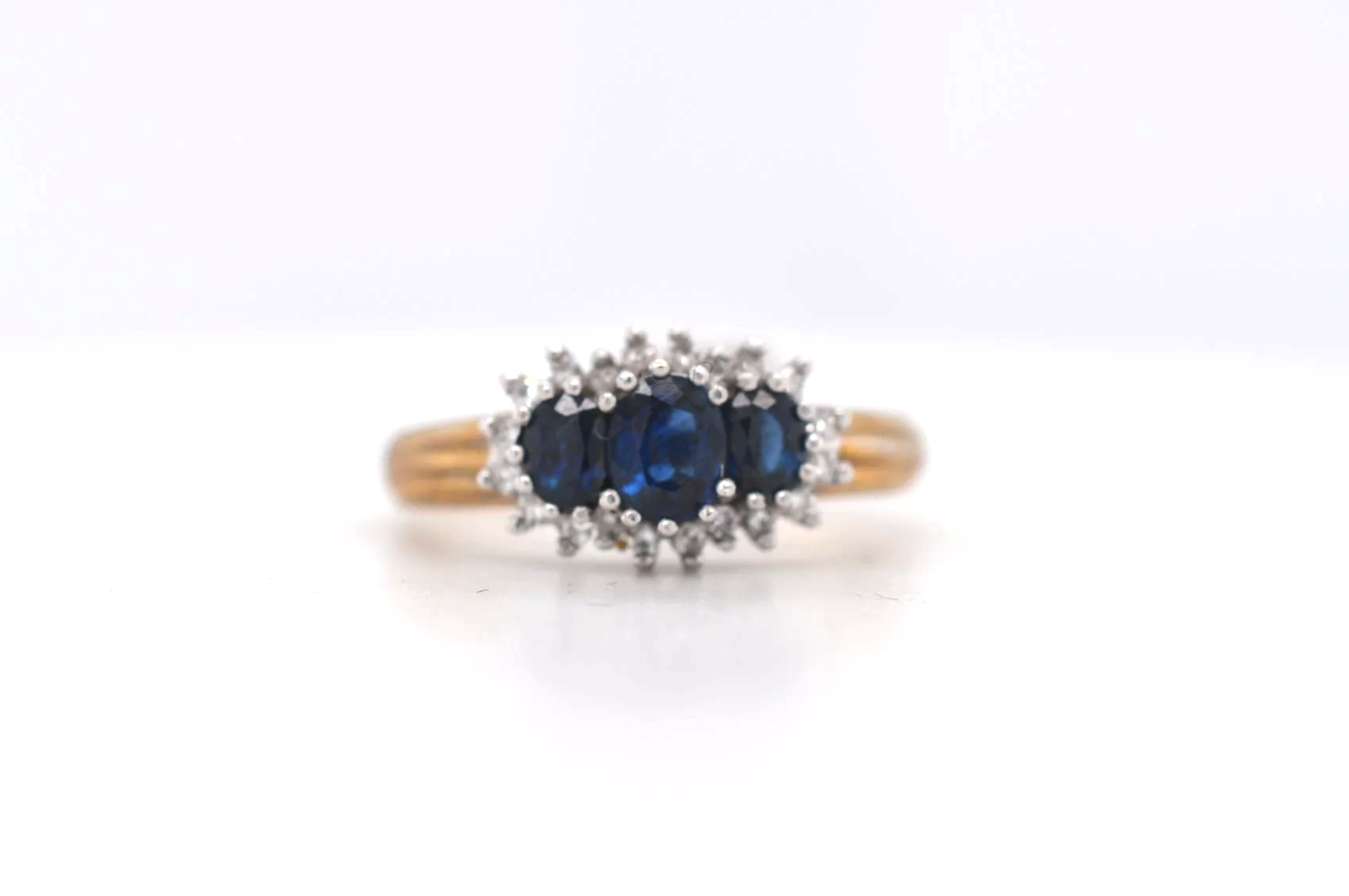 9ct Sapphire & Diamond Price Band B (£250 - £500) DP18