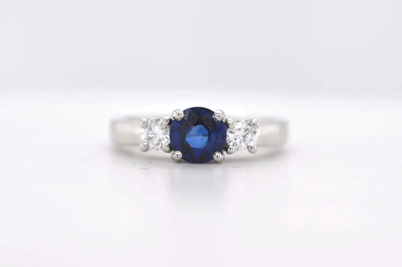 Platinum Sapphire & Diamond Trilogy Price Band H (£1,750 - £2,000) 