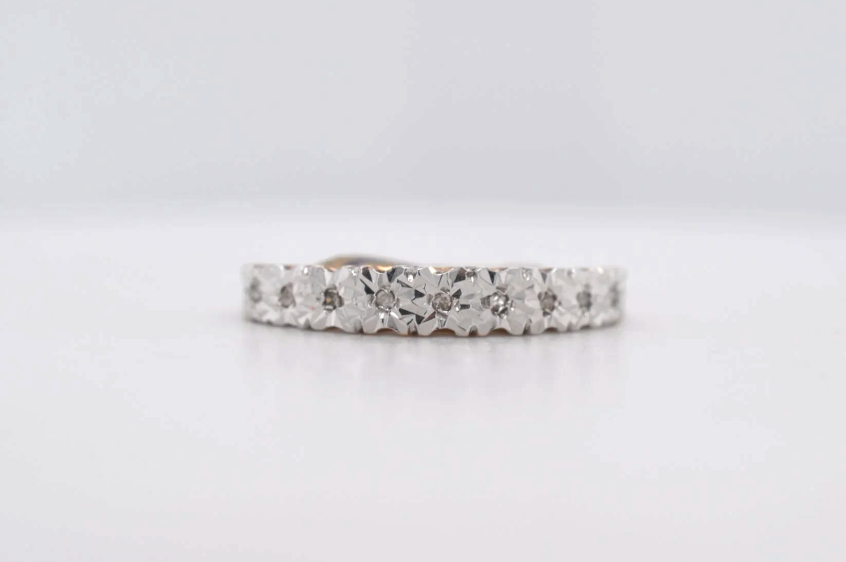 9ct Diamond Illusion Set Eternity Price Band A (£0 - £250) EQ19