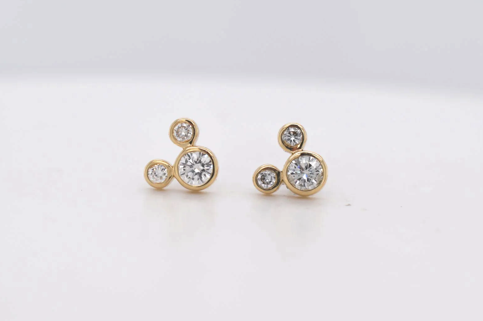 14ct Disney Diamond Studs Price Band B (£250 - £500) EV04