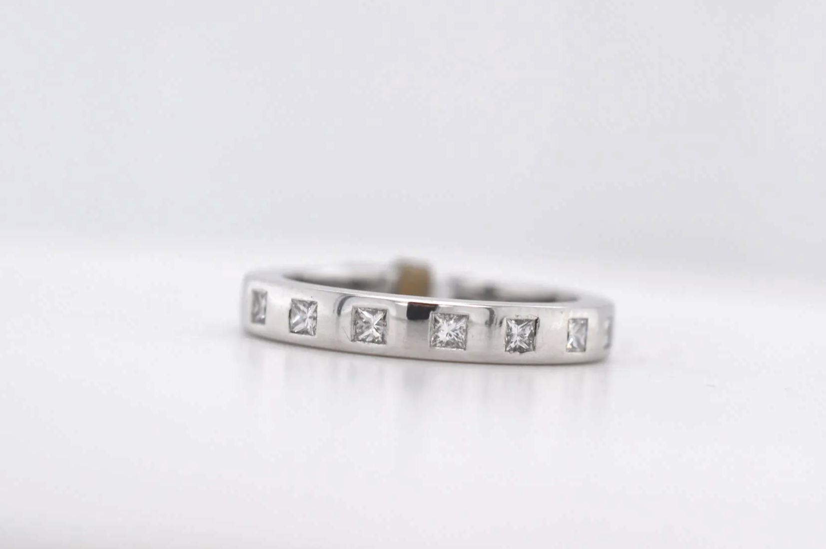 18ct Princess Cut Diamond Eternity Price Band C (£500 - £750) EJ01