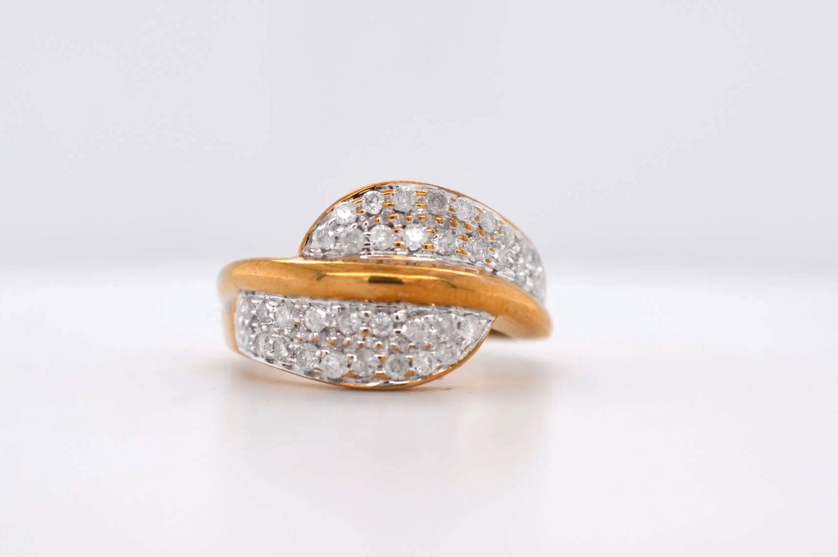 9ct Pave Diamonds Ring Price Band C (£500 - £750) ER23
