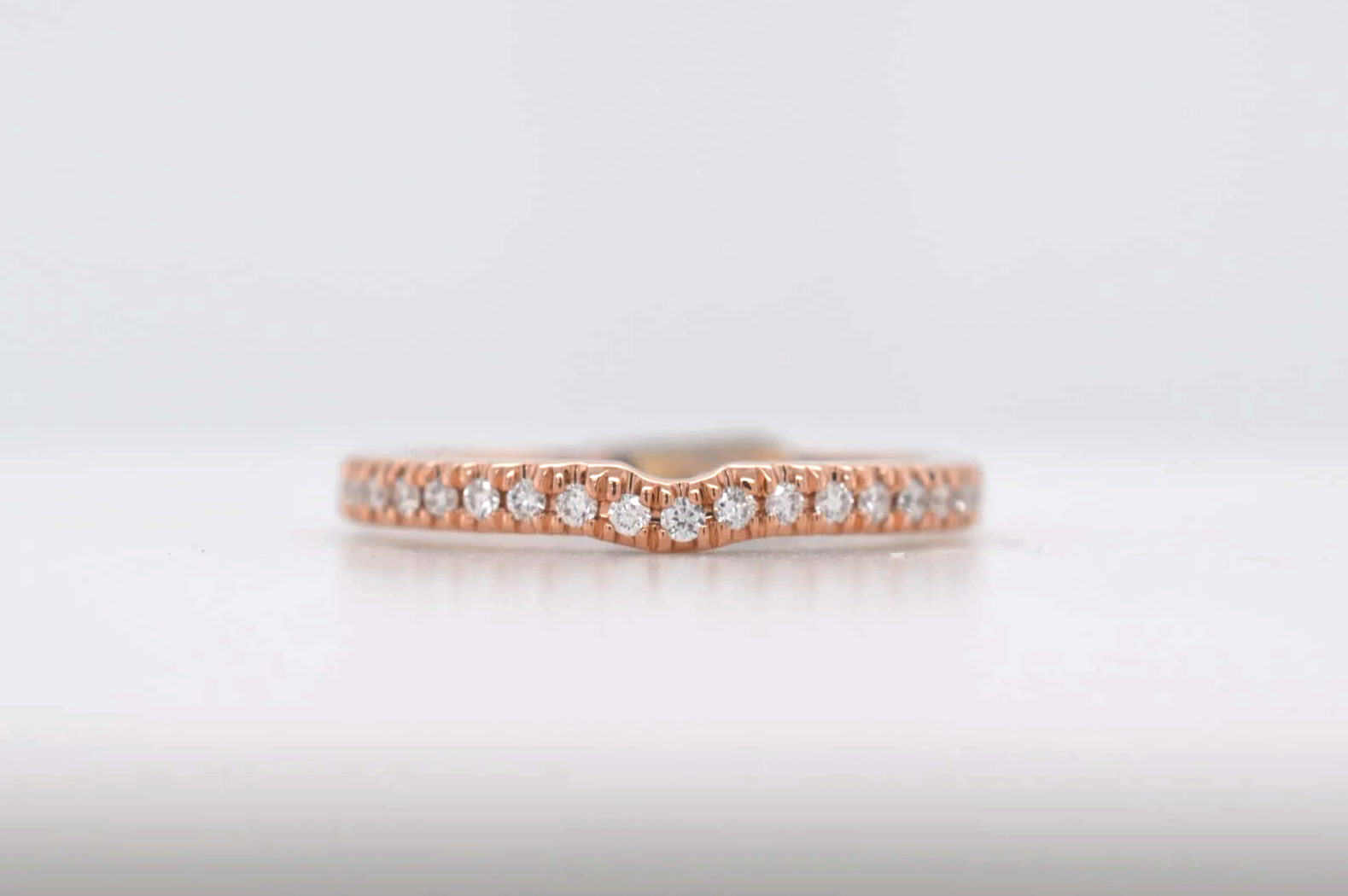 14ct Rose Gold Diamond Eternity Price Band B (£250 - £500) EX30