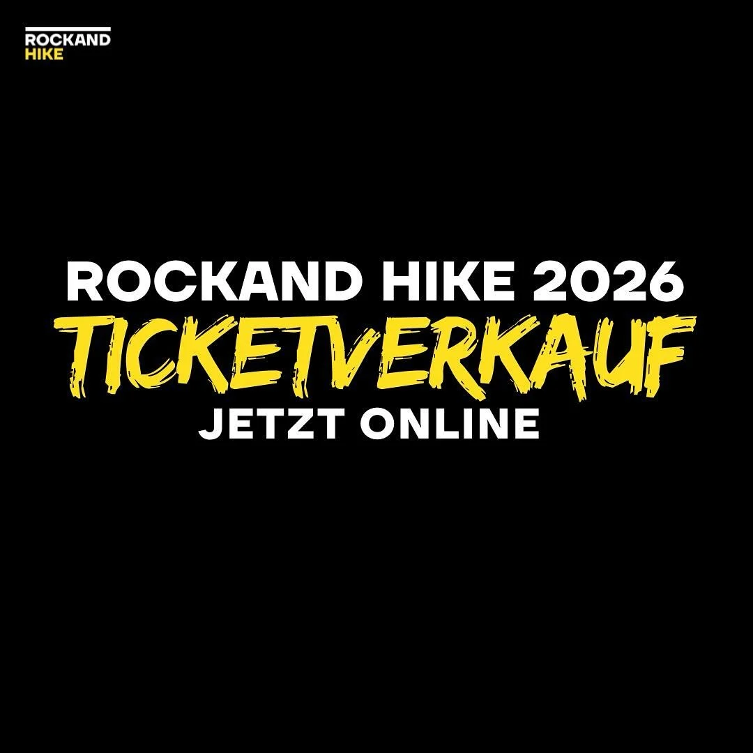 WOW 🚀 In weniger als 4 Stunden sind bereits über 300 Startplätze für den Rockand Hike 2026 weg! 🎉
Ein riesiges Dankeschön an unsere Community – ihr seid einfach der Hammer! 💛
👉 Wichtig: Wenn ihr gemeinsam mit Freunden