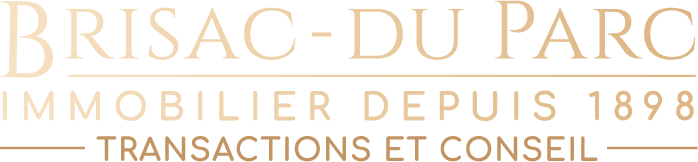 Logo de Brisac-du-Parc Immobilier, collaboration photographique avec Capucine Lambrey.