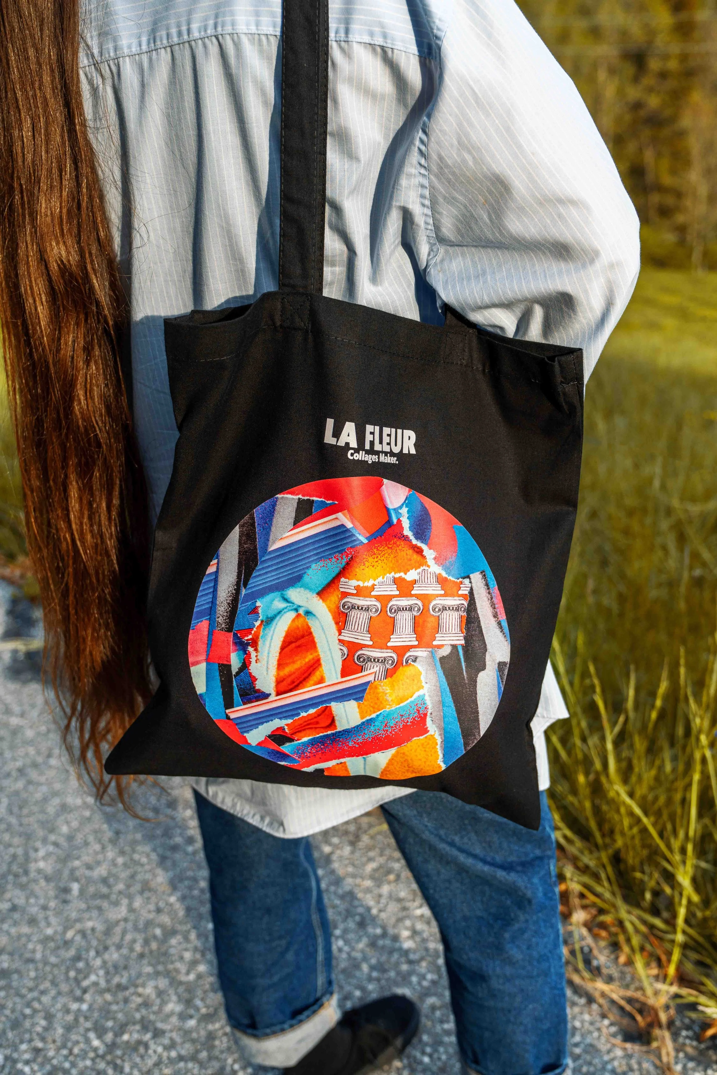 Dots of Depth - Broken Columns (Tote-Bag)