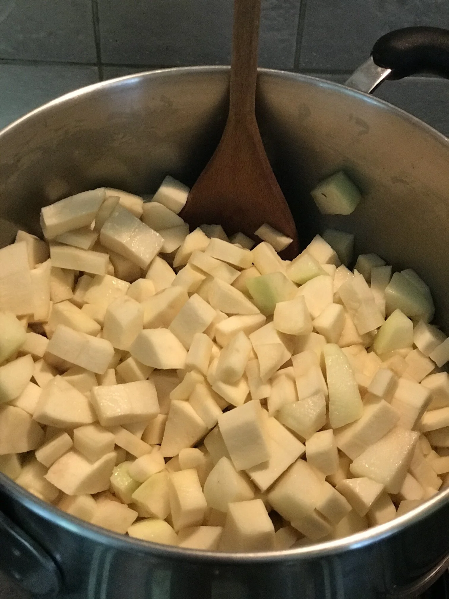 Chop the Parsnips and Apples