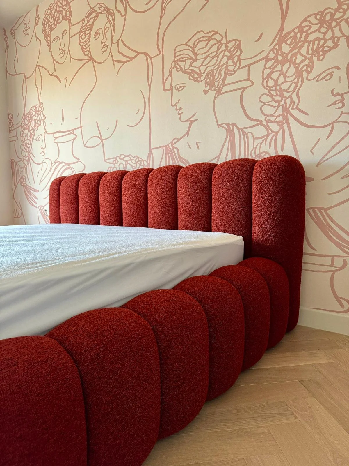 cloud bed in terracotta boucle2.jpg