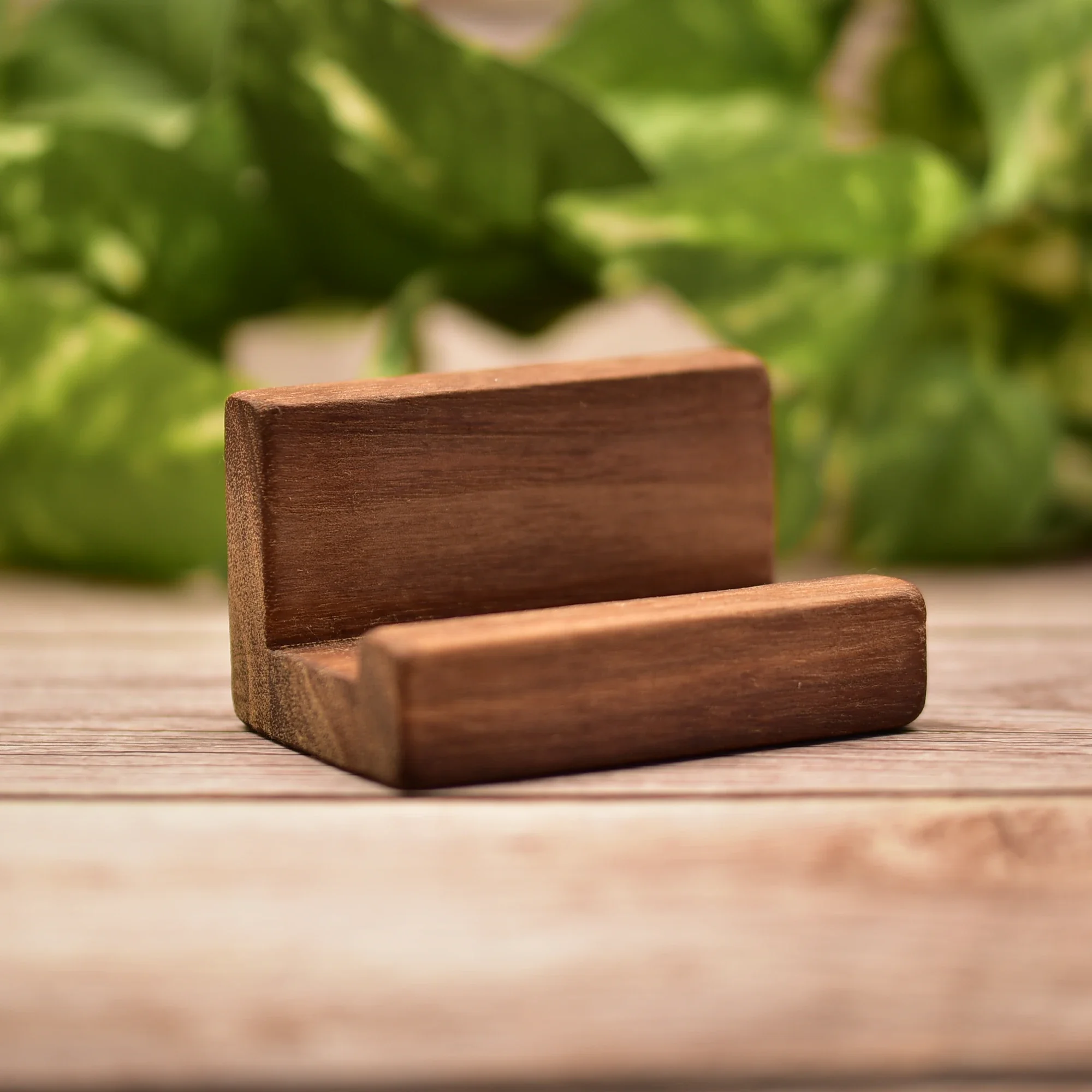 Handcrafted Wood Display Stand  - Walnut - USA Made