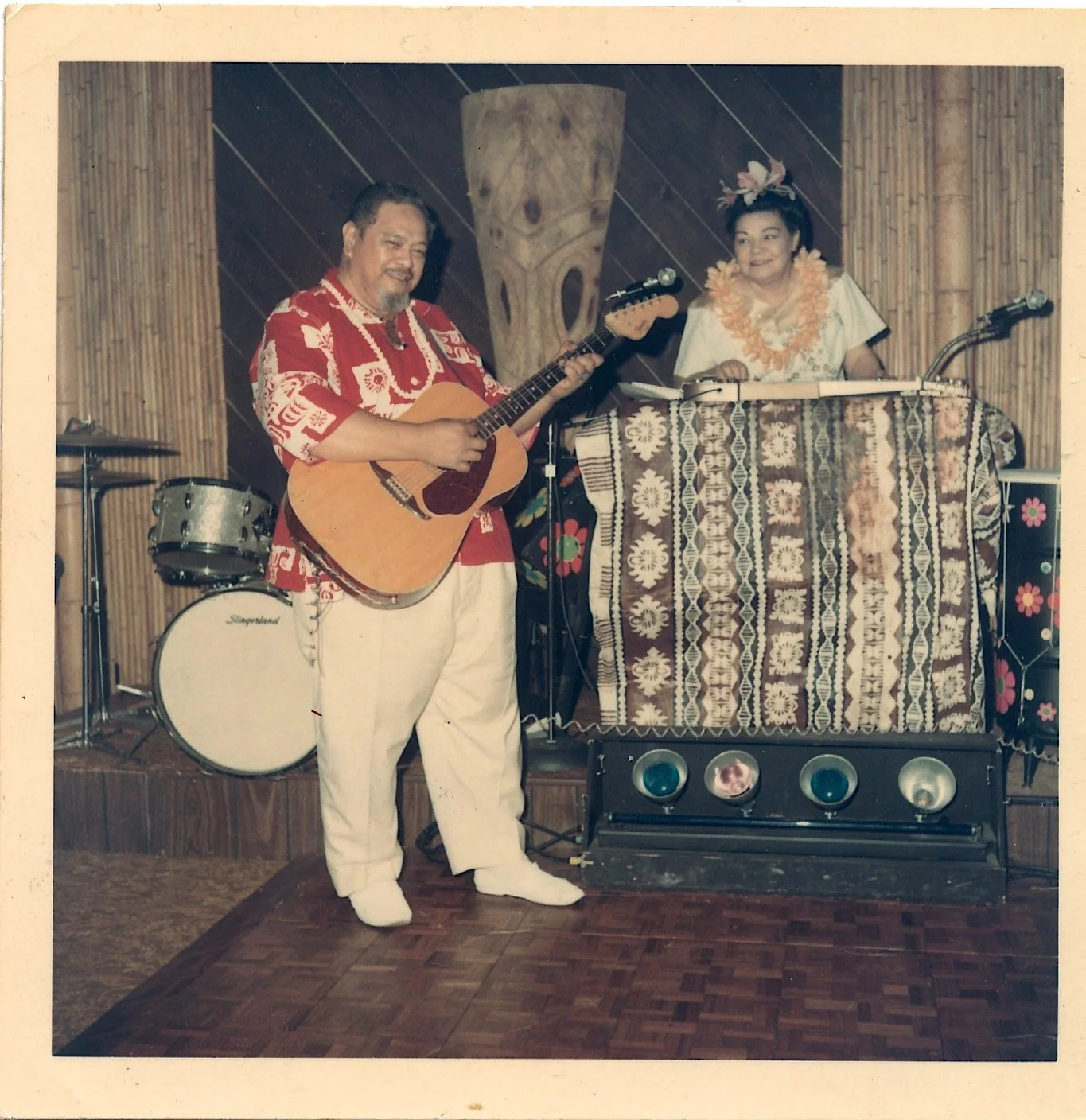 Slack guitarist Prince Poki'i and band leader Leia Kirk