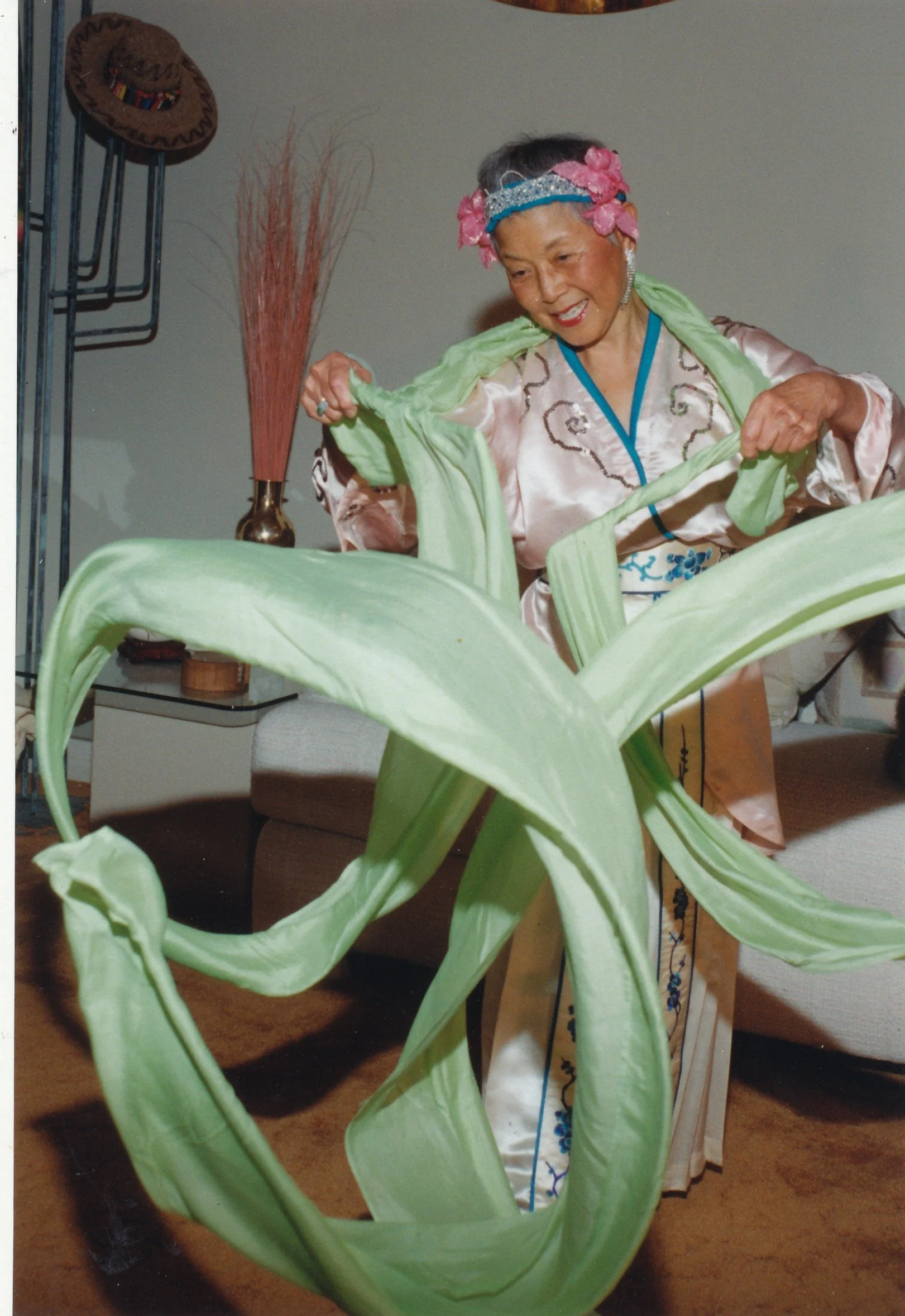 Aunt Bertha ribbon dance