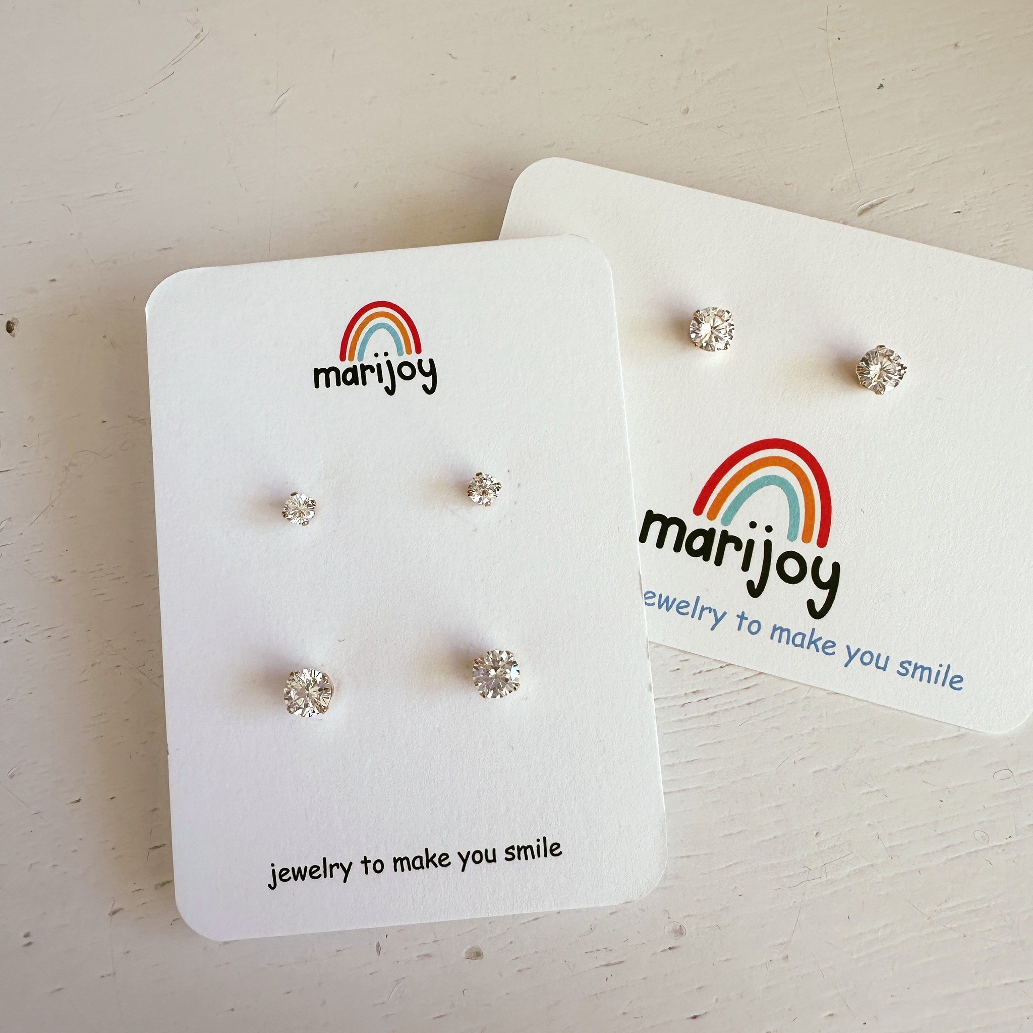Almost as stunning as the Northern Lights over Maryland✨Gold fill cz studs are a  winner. Check out our stud earrings and stud packs by searching &quot;stud&quot; at shopmarijoy.com😀 #jewelry  #czstuds #czearrings