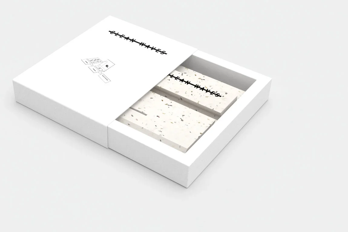 Packaging Design - Display als Stecksystem flach und kostensparend verpackt.