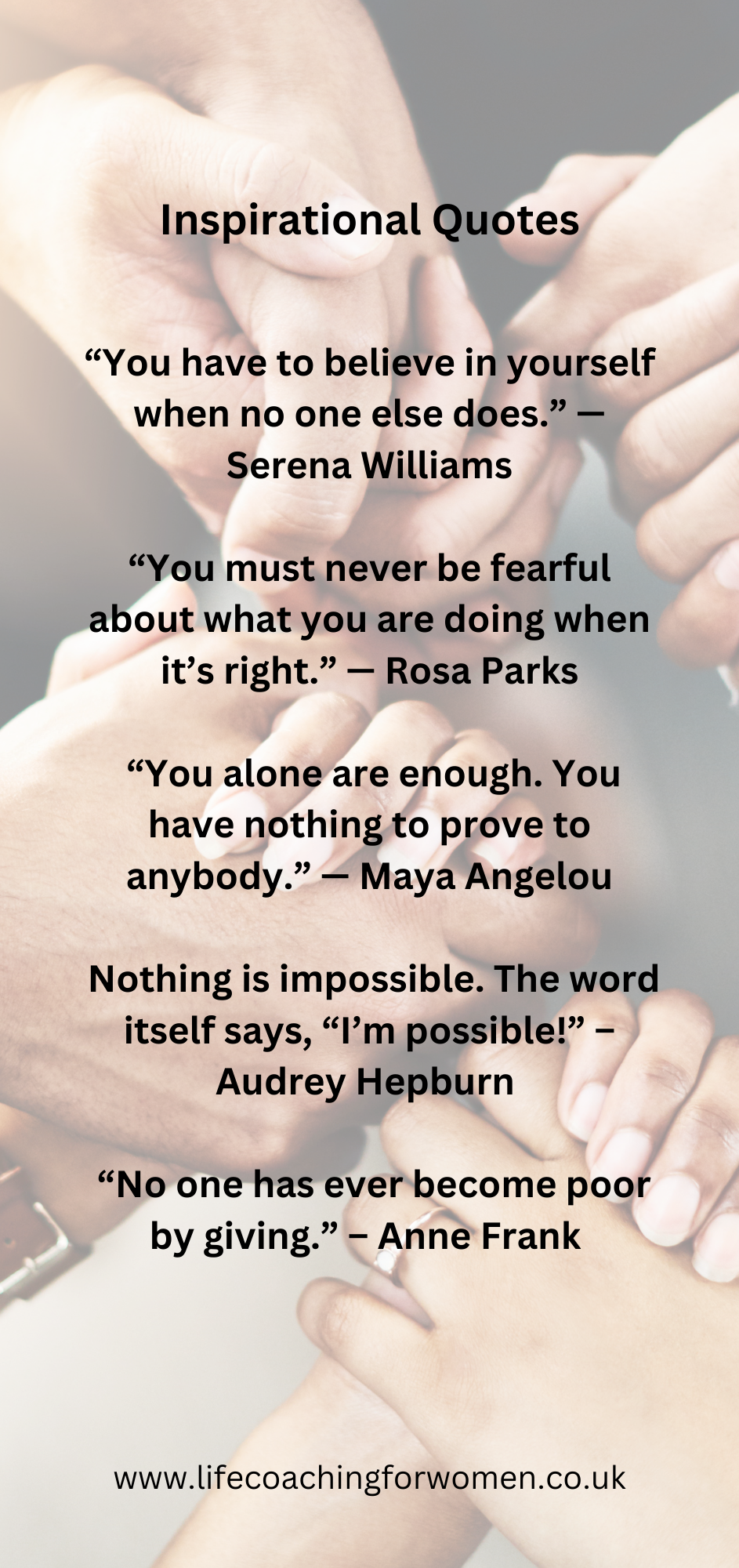 inspirational quotes infographic