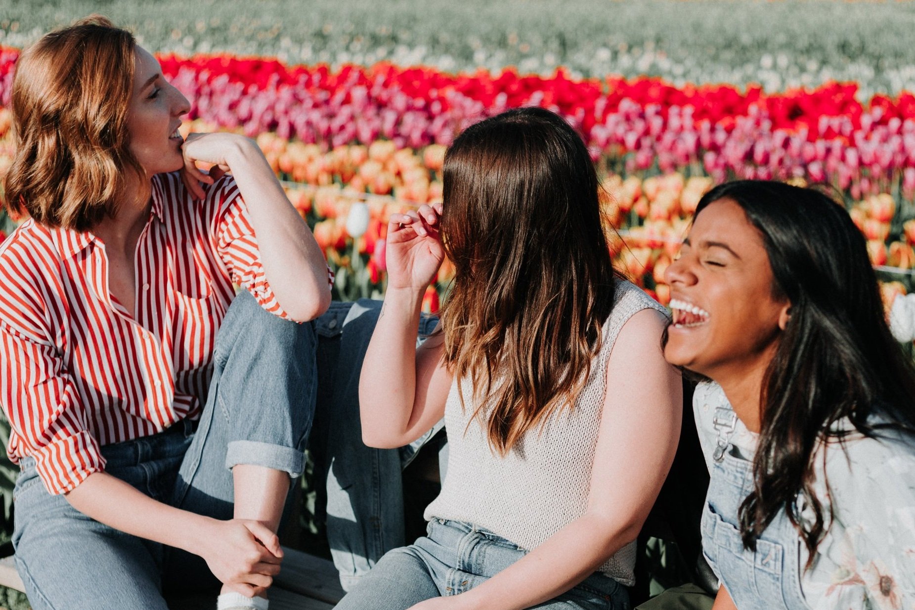 women laughing
