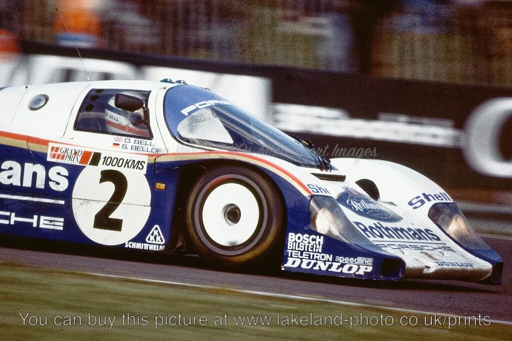 Porsche 956 (Bell/Bellof) Print - Silverstone 1000km 1984 — The 