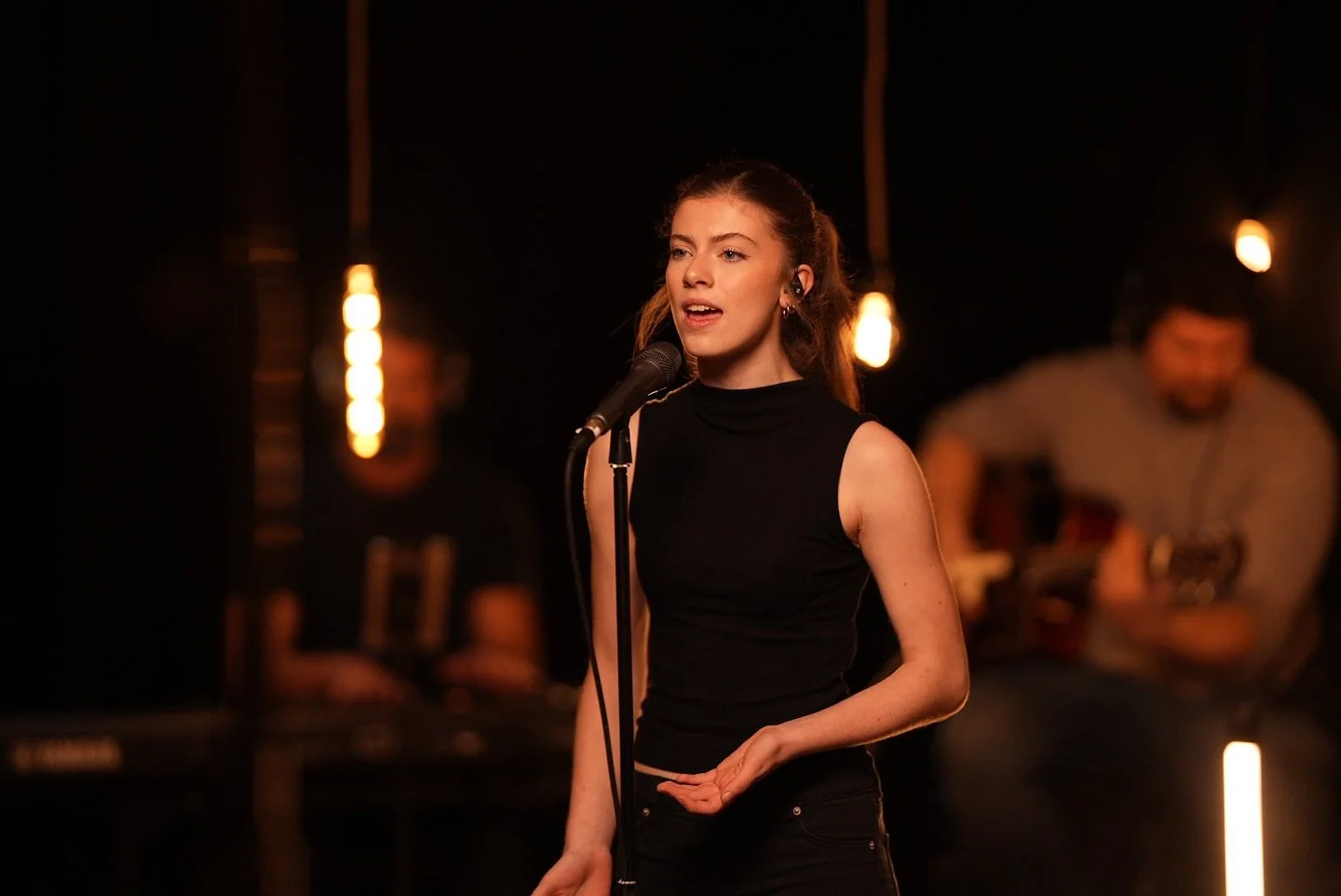 First in for the recording sessions today!