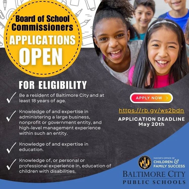 Baltimore City Board of School Commissioners — Mayor's Office of ...