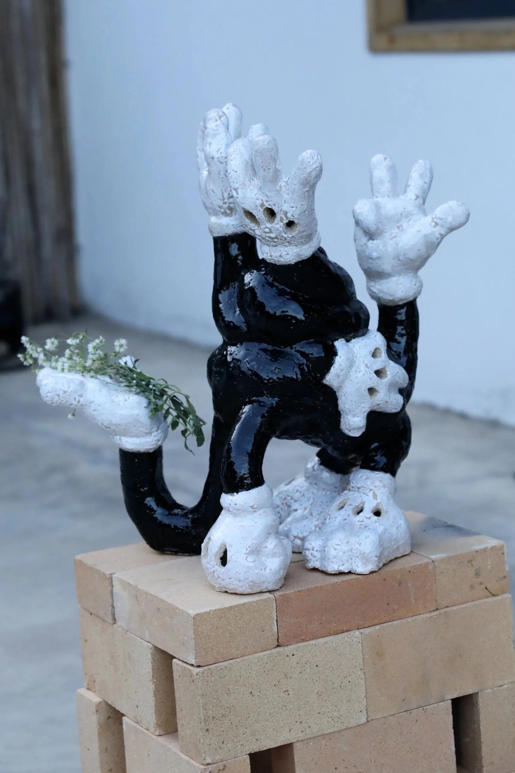 'Fu Dog', glazed ceramic sculpture
