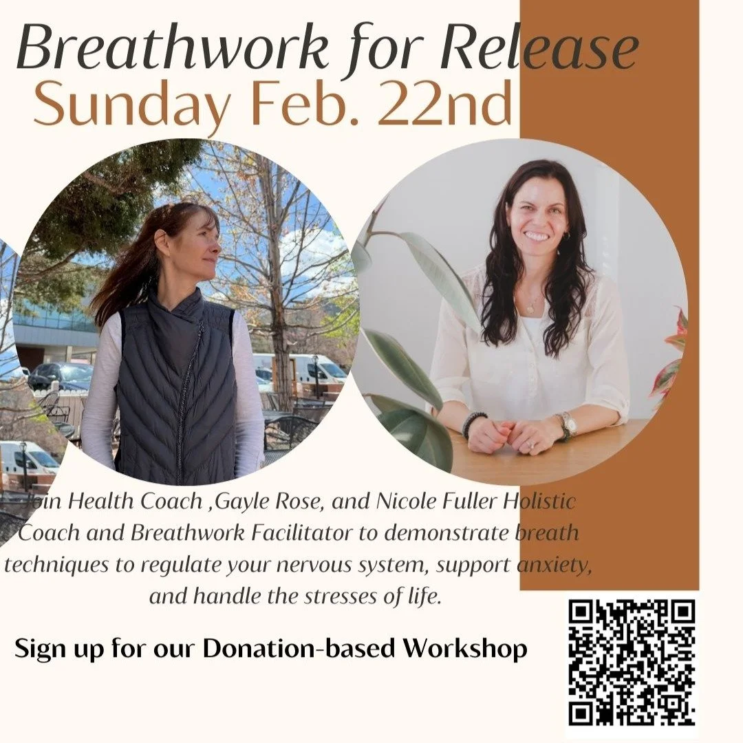 Join us for a a gentle reset + reconnect

On Sunday February 22, I encourage you to make time for you ---as you connect with me and Coach Nicole for an online breathwork workshop &mdash; a gentle, grounding experience designed to help you slow down, 