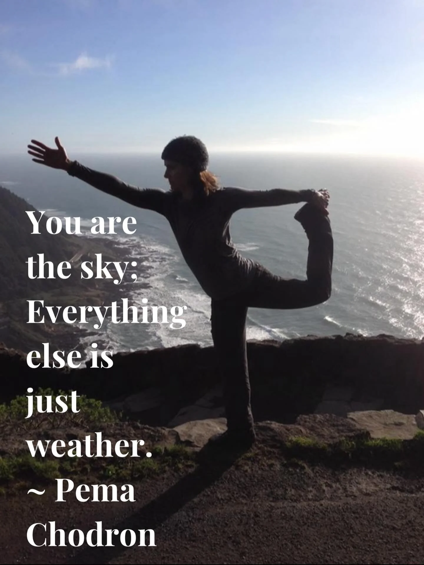 &ldquo;You are the sky; everything else is just weather.&rdquo; &mdash; Pema Ch&ouml;dr&ouml;n

The world feels loud right now.
Breaking news. Opinions. Crisis. Conflict. Uncertainty.

It&rsquo;s easy to allow it to move inside us &hellip;
to carry t