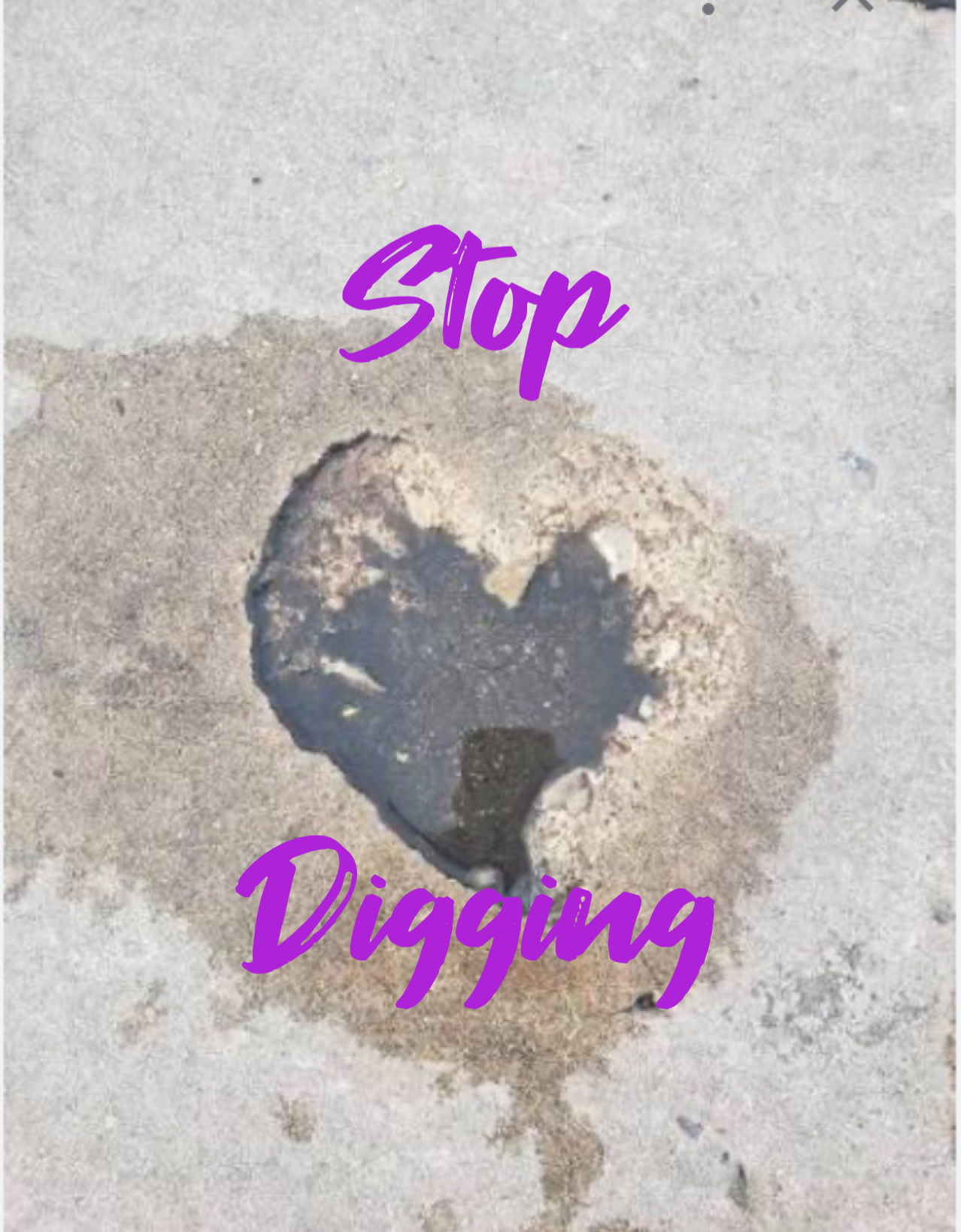 Stop Digging