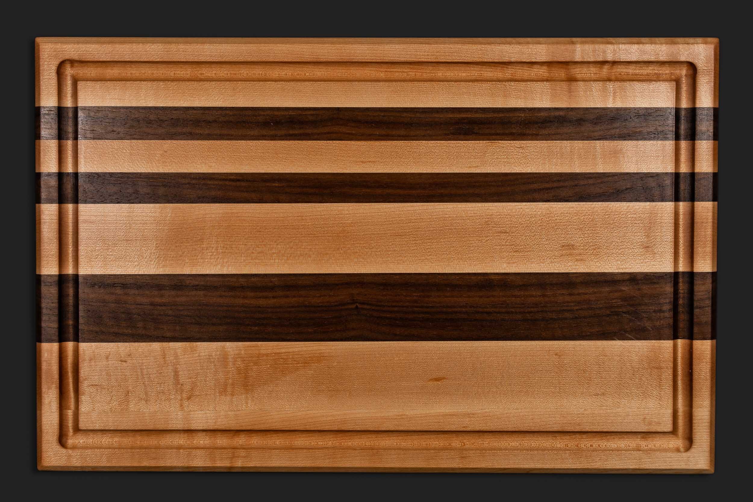 Maple Walnut Edge Grain Cutting Board