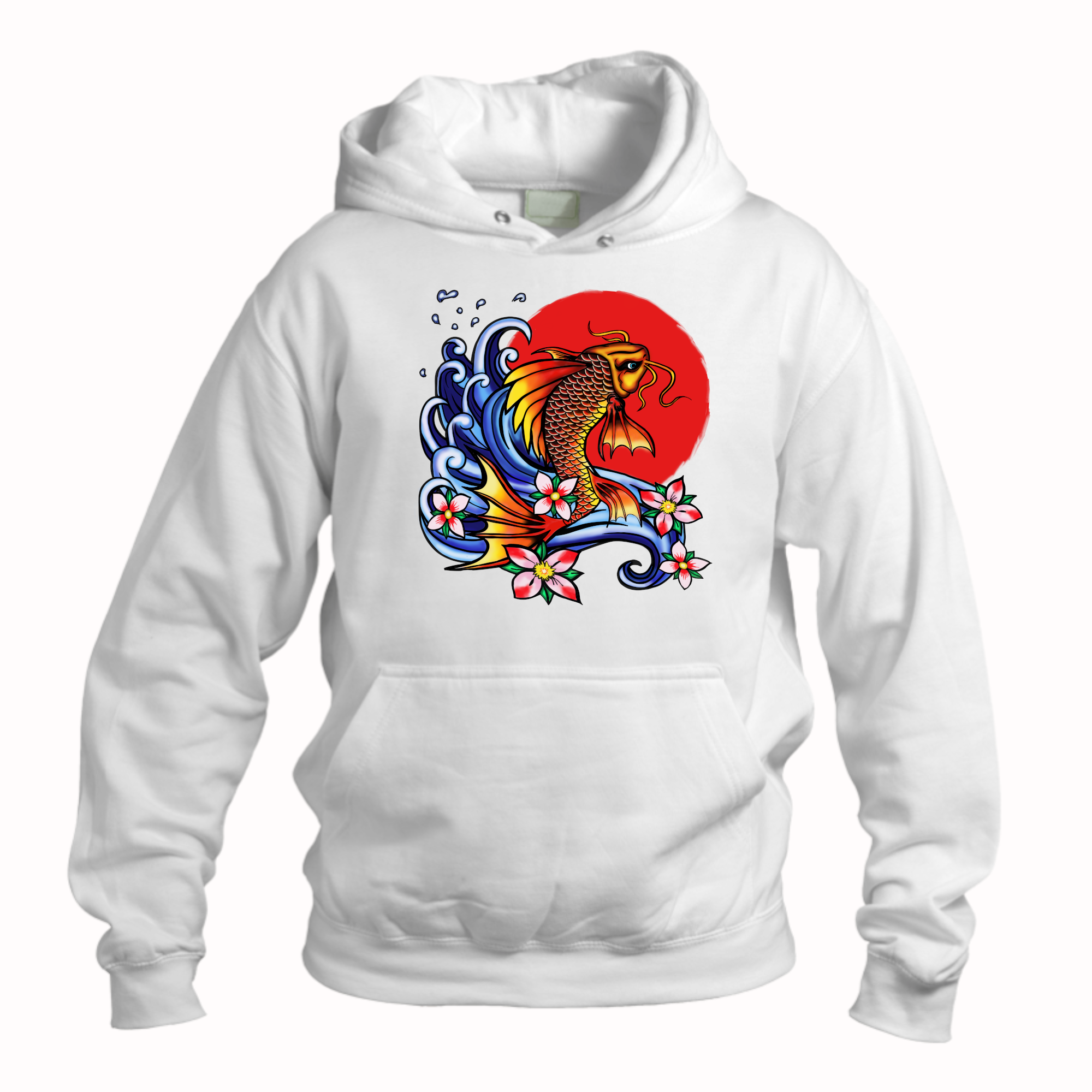 Koi Fish Unisex Hoodie — ROWDYPOP Designs | Support the Art. Embrace ...