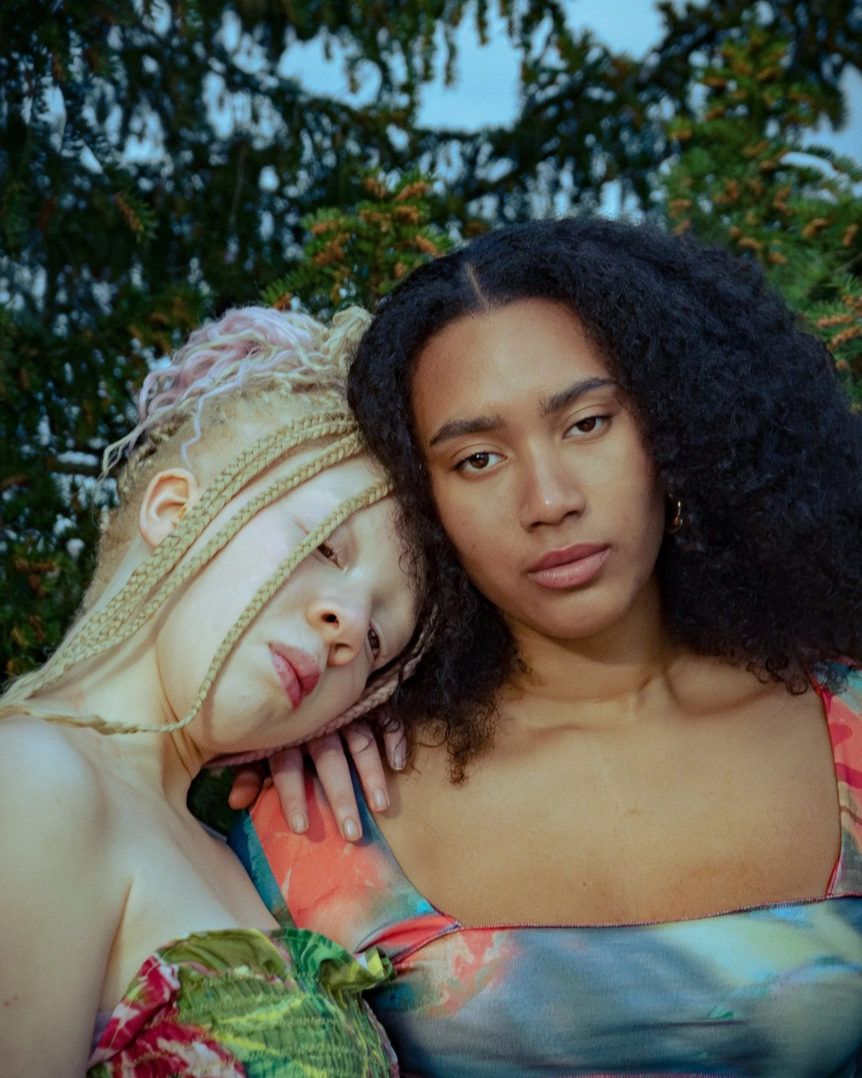 Kim and Jele wearing Isabelle Pennington Edmead for edition two of The Slow Approach Magazine by Ellie Kenney