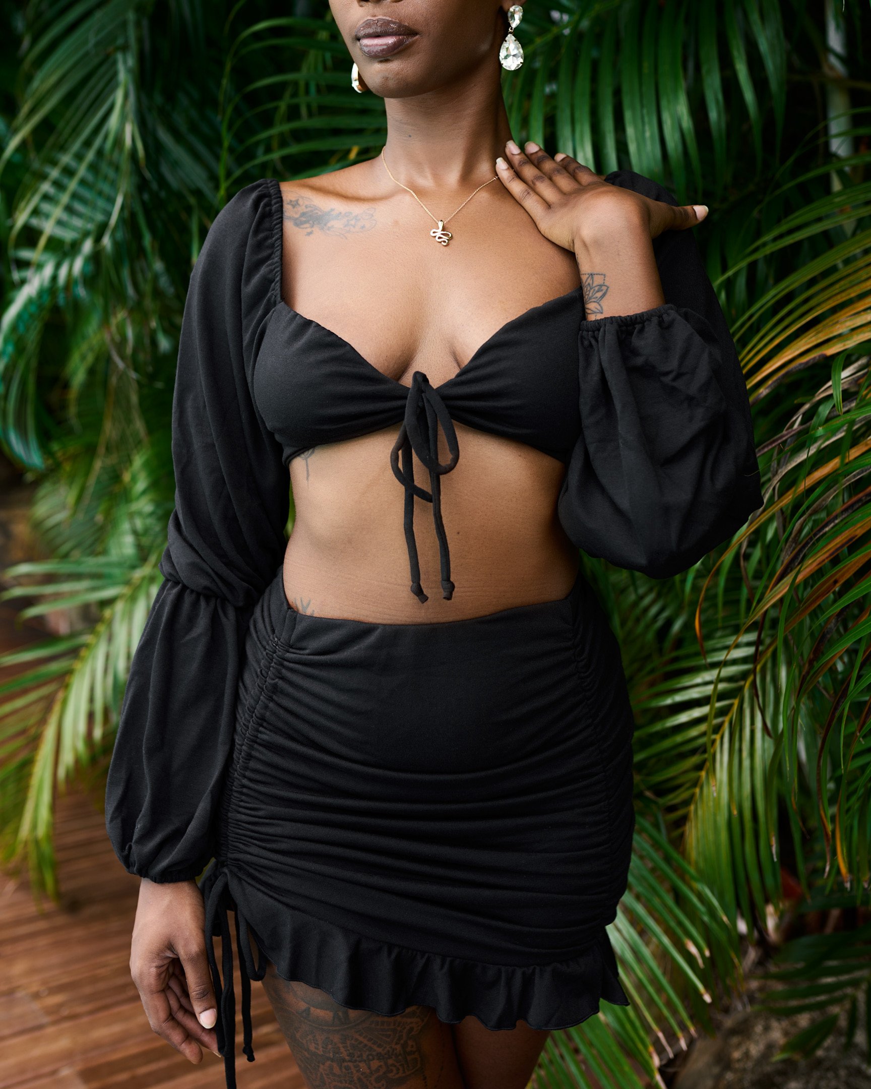 Photos de mode pour une boutique de vêtements réalisées dans un hôtel.