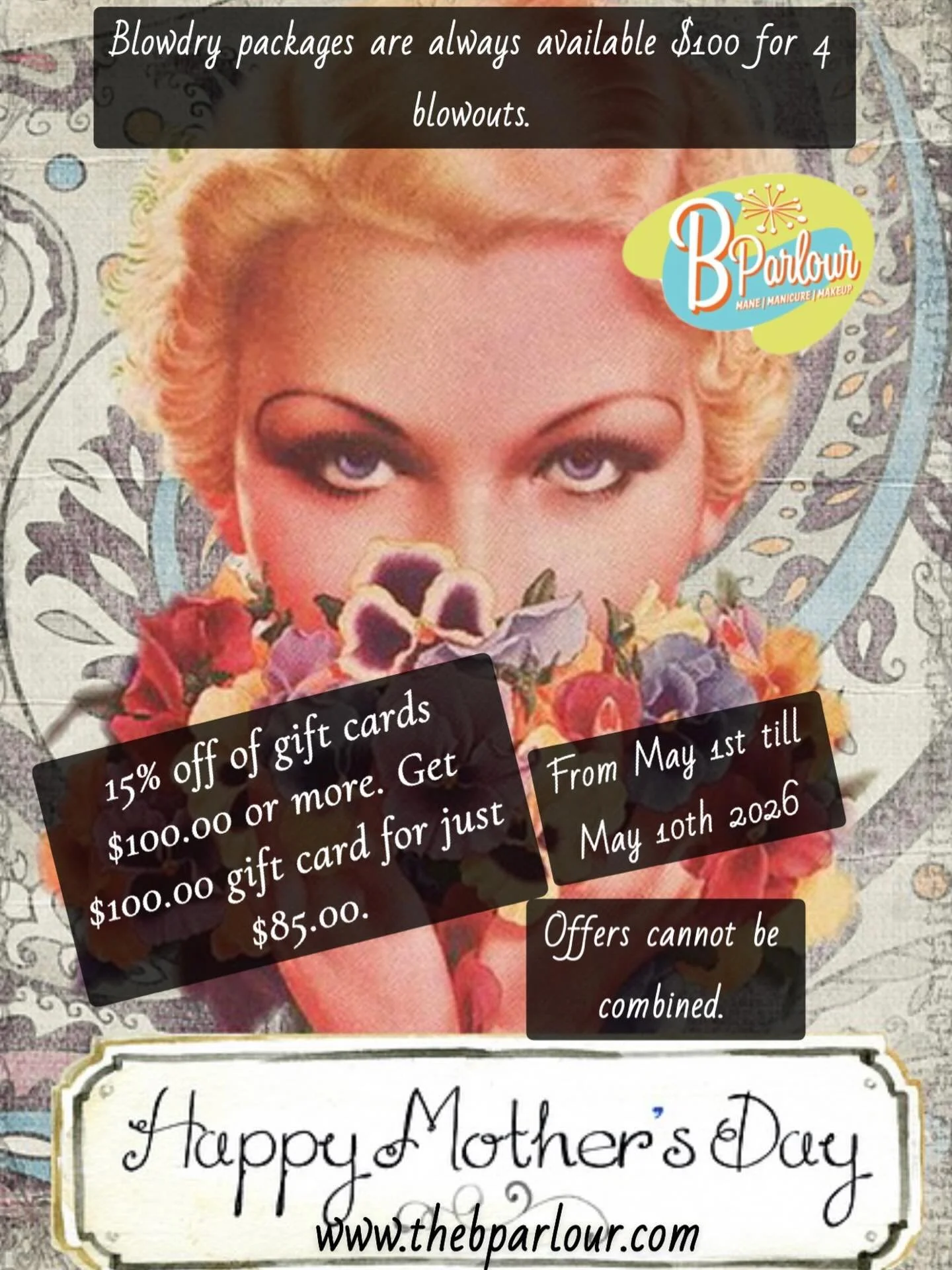 Our annual Mother&rsquo;s Day special is here 💐 Get mom the gift of feeling and looking her best. Call 732-787-7619