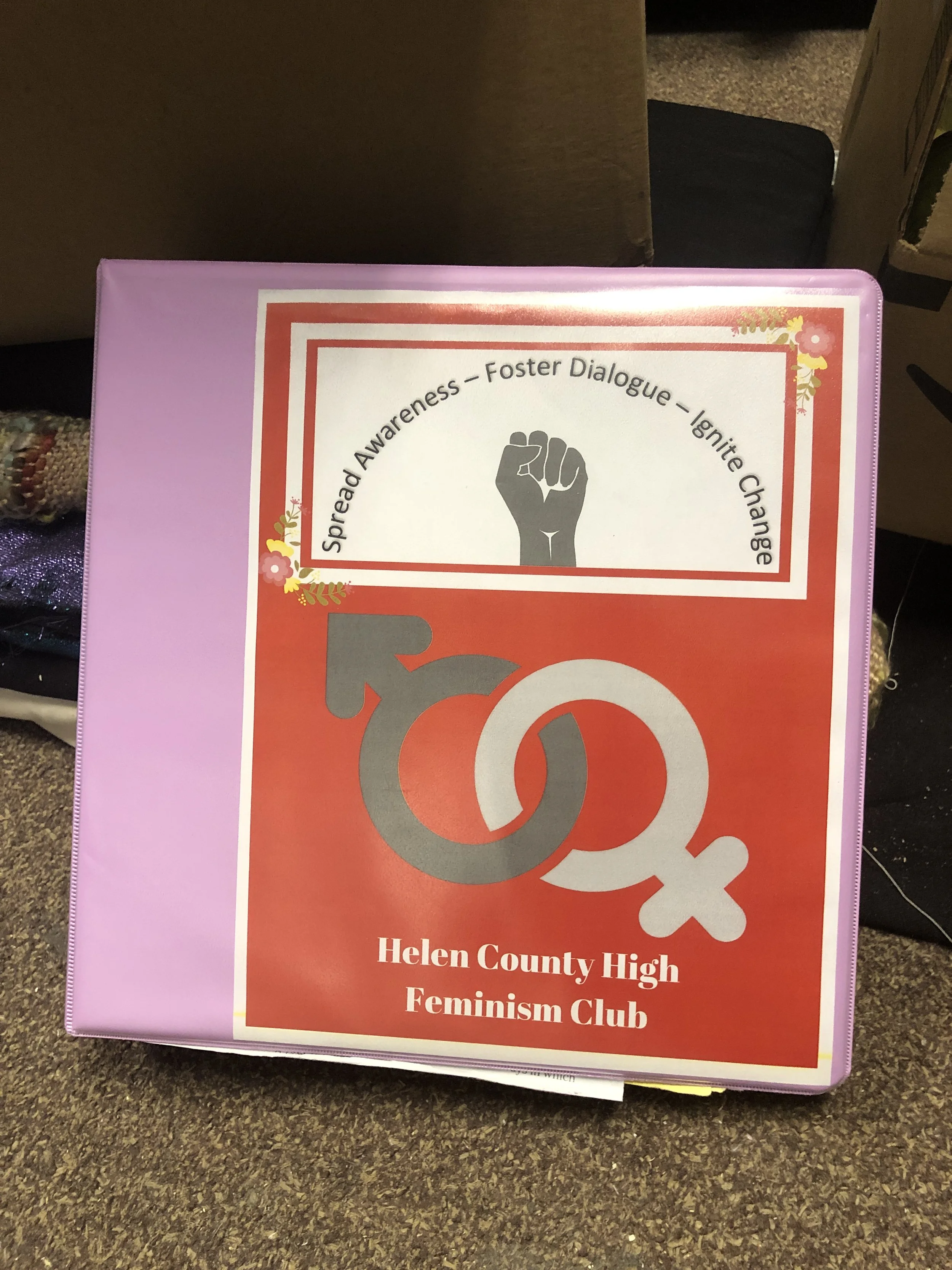 Process Photo: Prop "Binder"