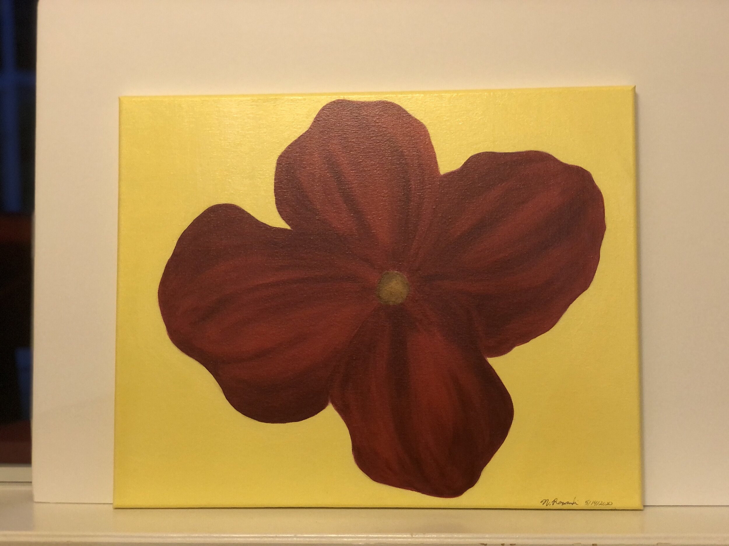 "not purple"
16"x20"
Acrylic on Canvas
May 2020