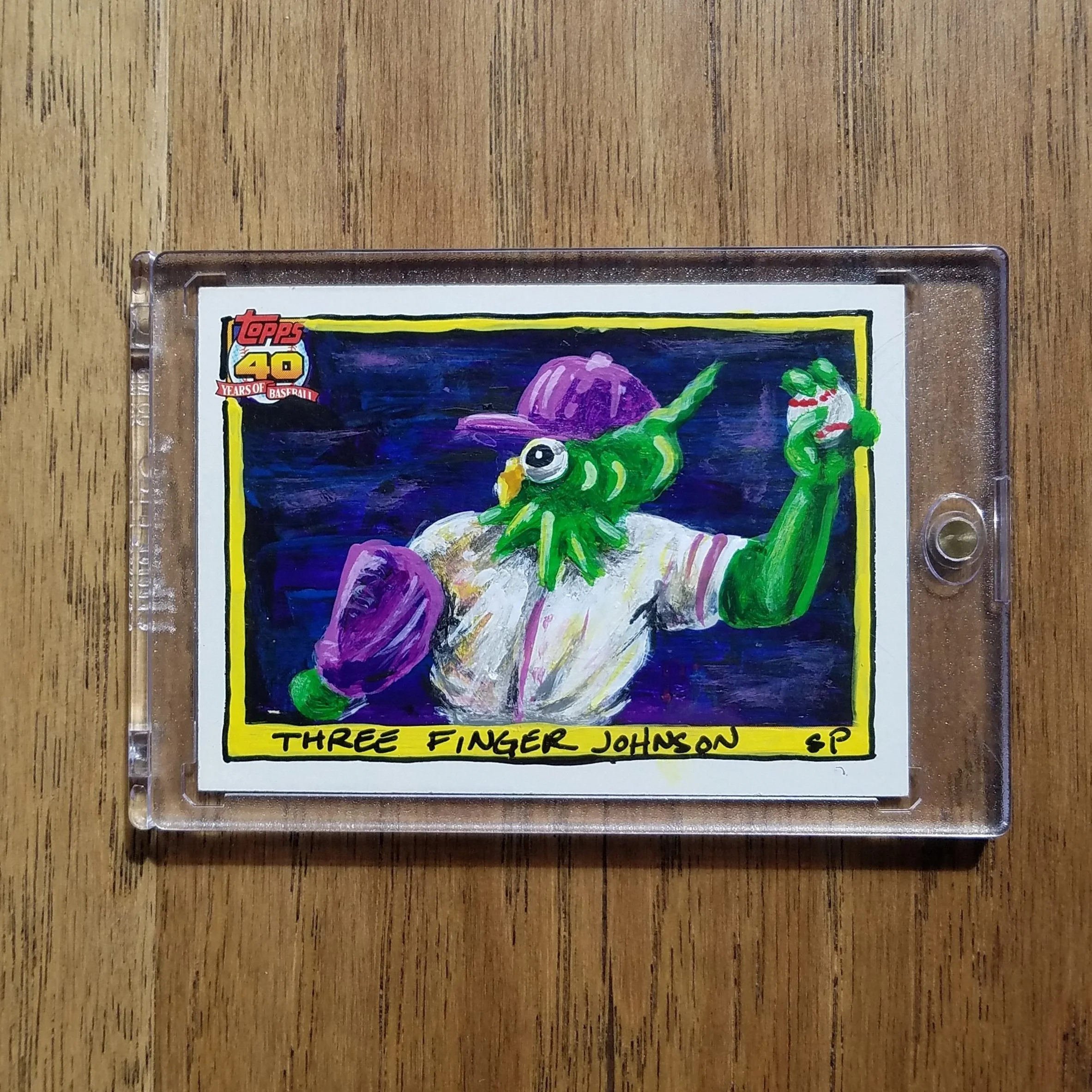 Nite Owl Series 1 Baseball Cards - Three Finger Johnson