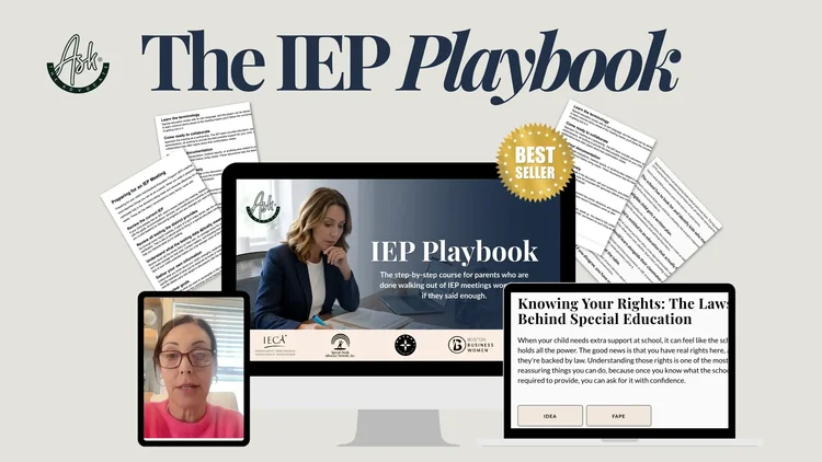 The IEP Playbook online special education course by Ask The Advocate