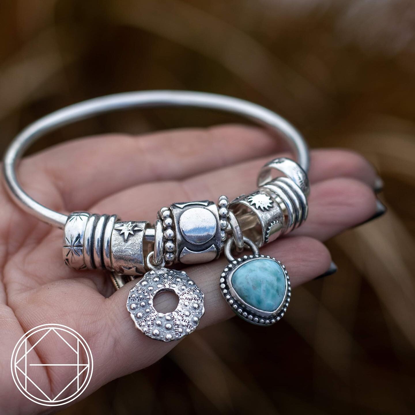 Storyteller Bangles so have my heart! This beauty was commissioned with Larimar and all the favourites of my client included and she turned out beautifully! 

What stone would you like to see next ?? 

#gemheavenjewellery