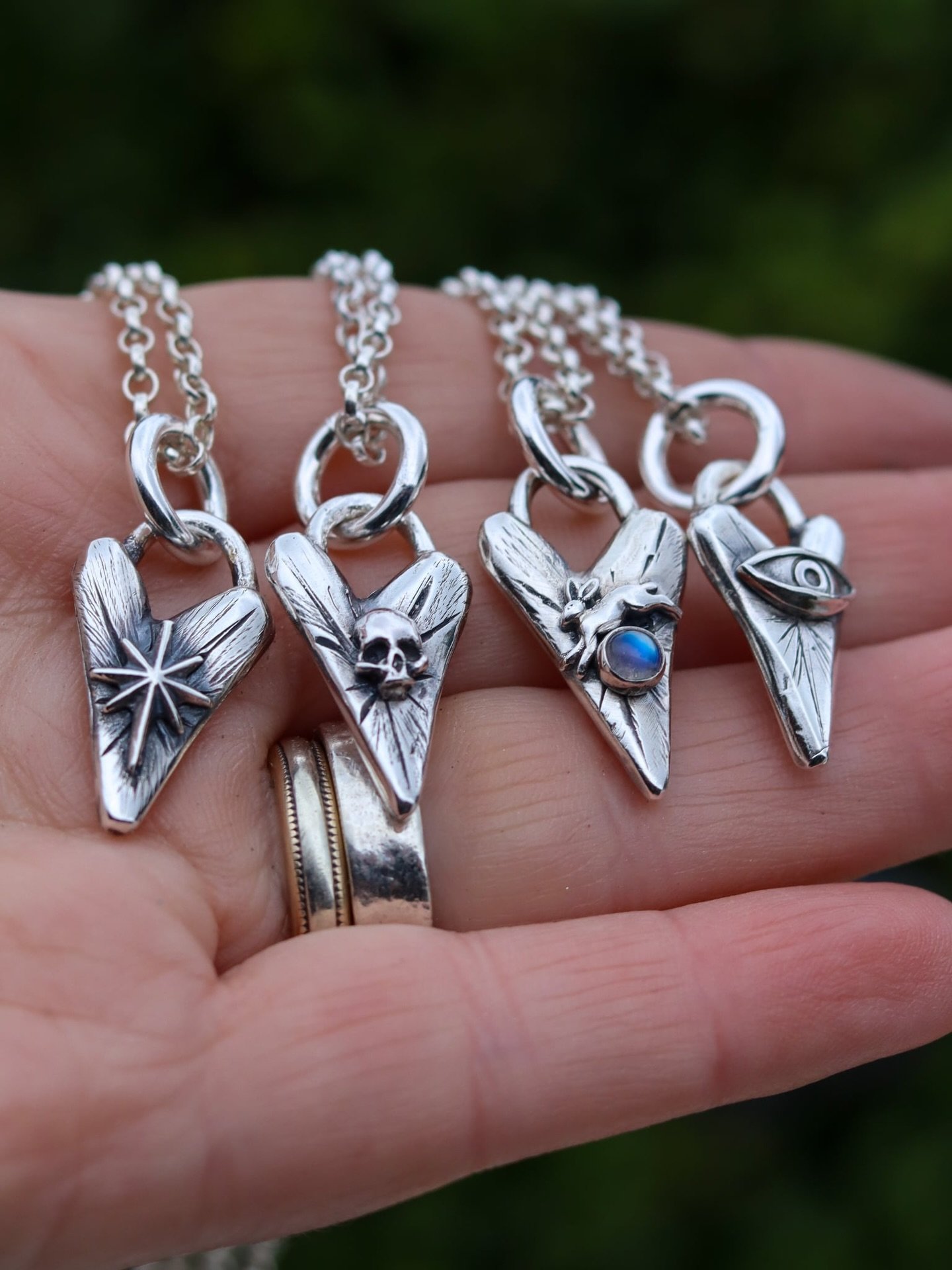 My Rustic Heart 

Created for your Storyteller Collection, carved in wax and cast in silver a talisman of protection for your heart.  The hearts carry stories of strength,  self love, intuition and untamed spirit,  choose the one that calls to your s