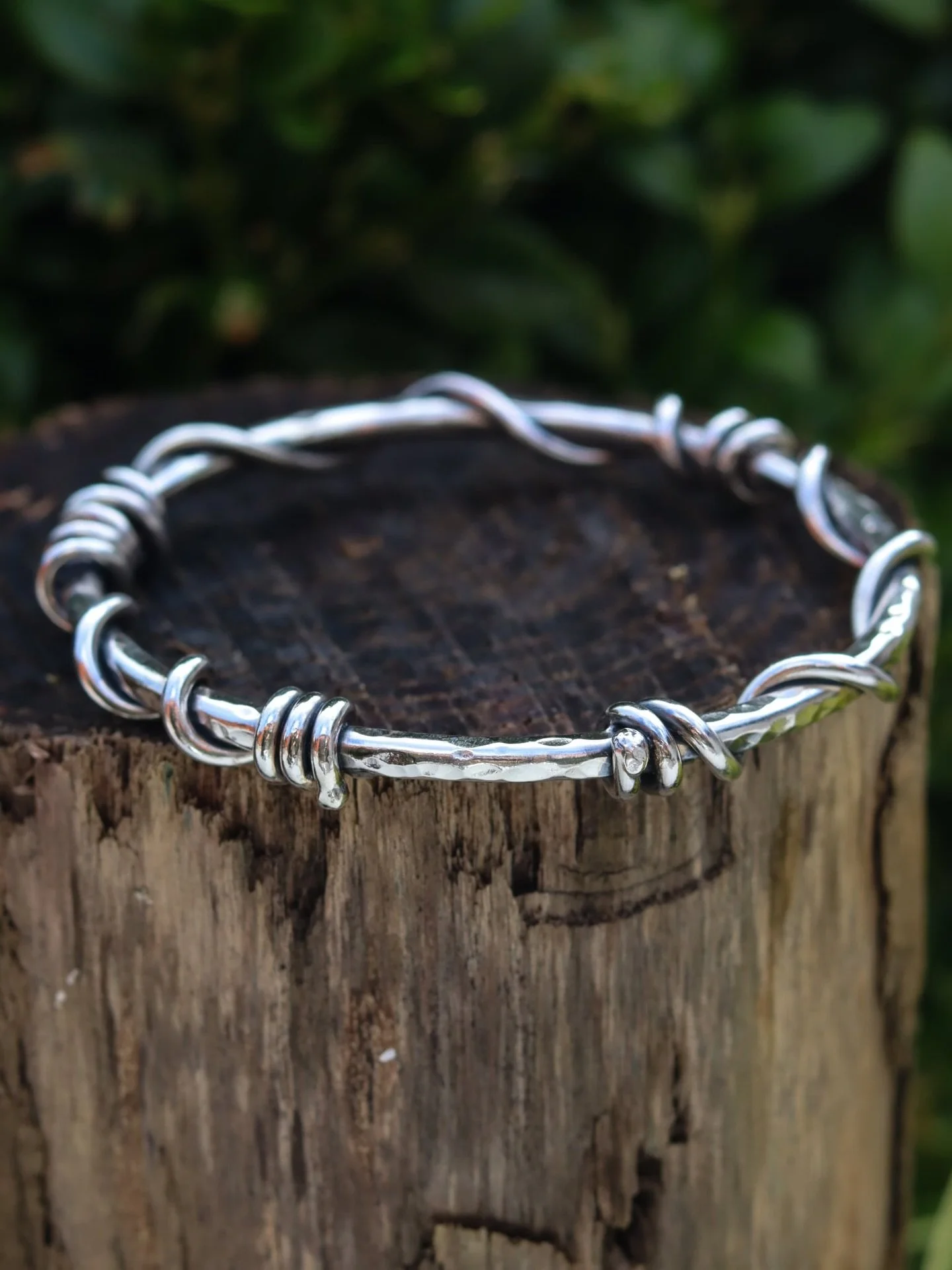 When someone orders my Tangled Bangle I always do a little dance! I&rsquo;ve been making this one since 2009 - she&rsquo;s change slightly to a chunkier bangle because who doesn&rsquo;t love chunky silver!