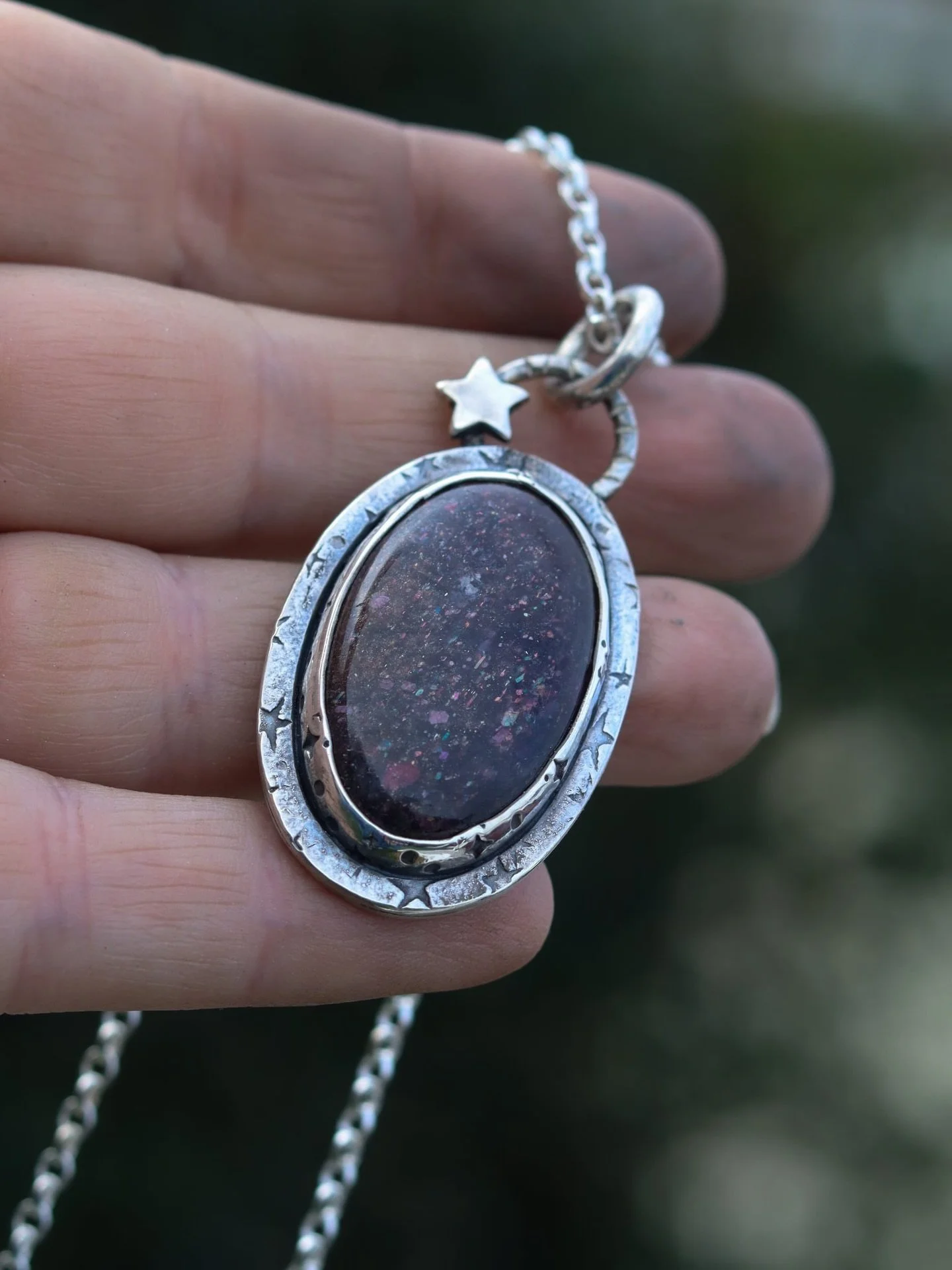 A Talisman holding the magic of the Night Sky - a collection incoming with Iolite and all the stars of a clear midnight sky ✨

When the Stars Align reminding us that what is meant for us will find us! 

#gemheavenjewellery #celestialjewelry #witchyje