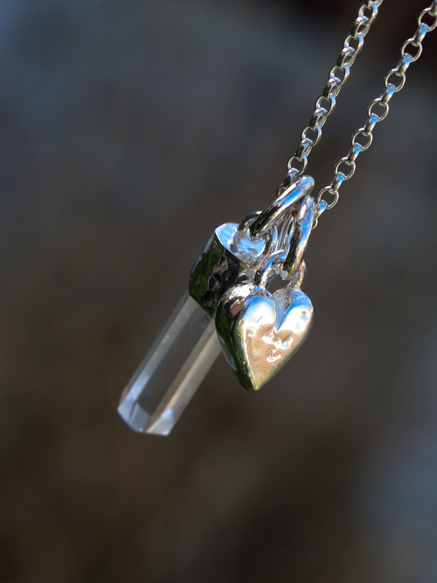 Creating Collection sets is my favourite pastime - and I sometimes have to stop myself making lots! But you always seem to love them so thank you for that! This one with her Crystal point and chunky heart (I carved this one in wax and cast her here i