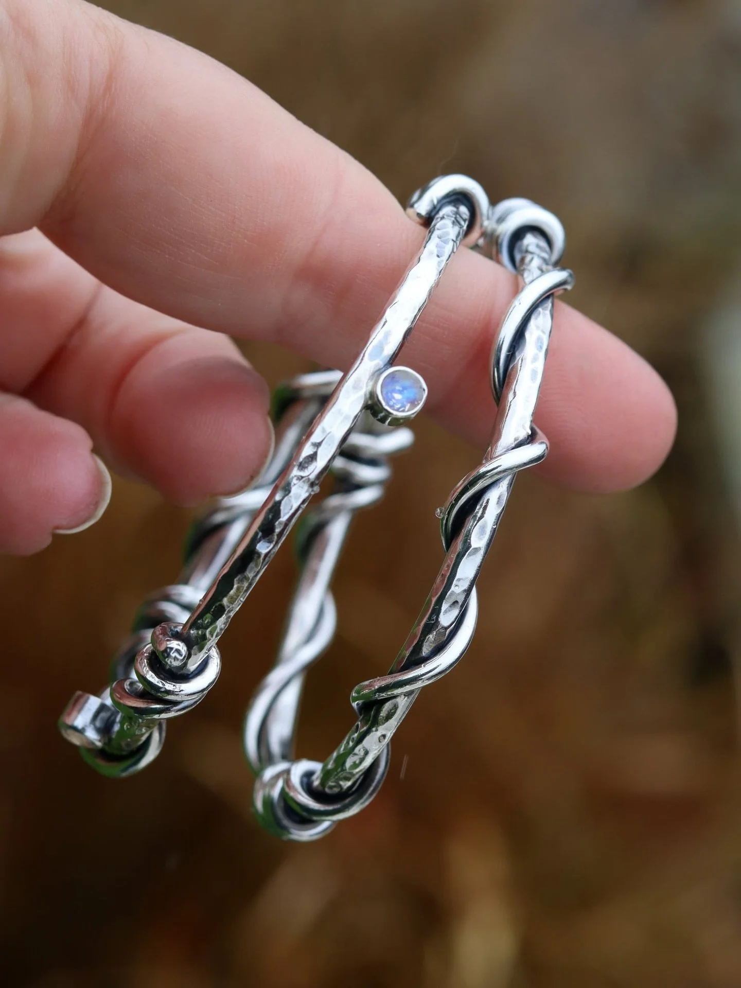 These!
Both the Titania and the Tangled bangles are firm favourites of not only mine but yours! This pairing flew overseas! 

Look at the glow of the Moonstones ✨

🌙ps thank you for all your messages checking in on me! 💜💜