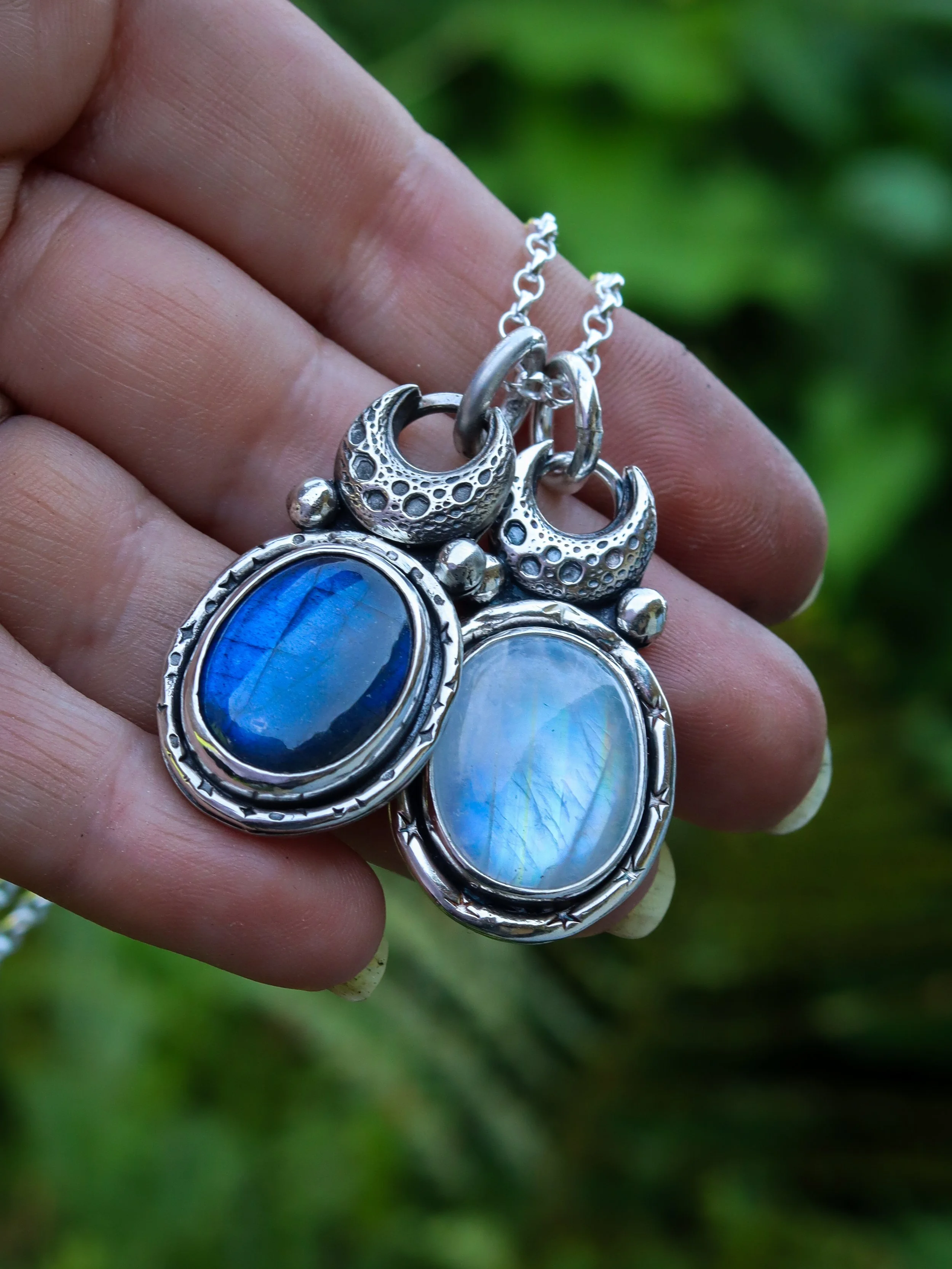The Light and Dark of it all Charm pendant