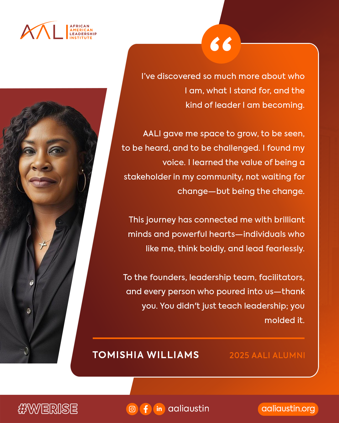 AALI_2025_Alumni Testimonials_Tomishia Williams_1080 x 1350 (1).png
