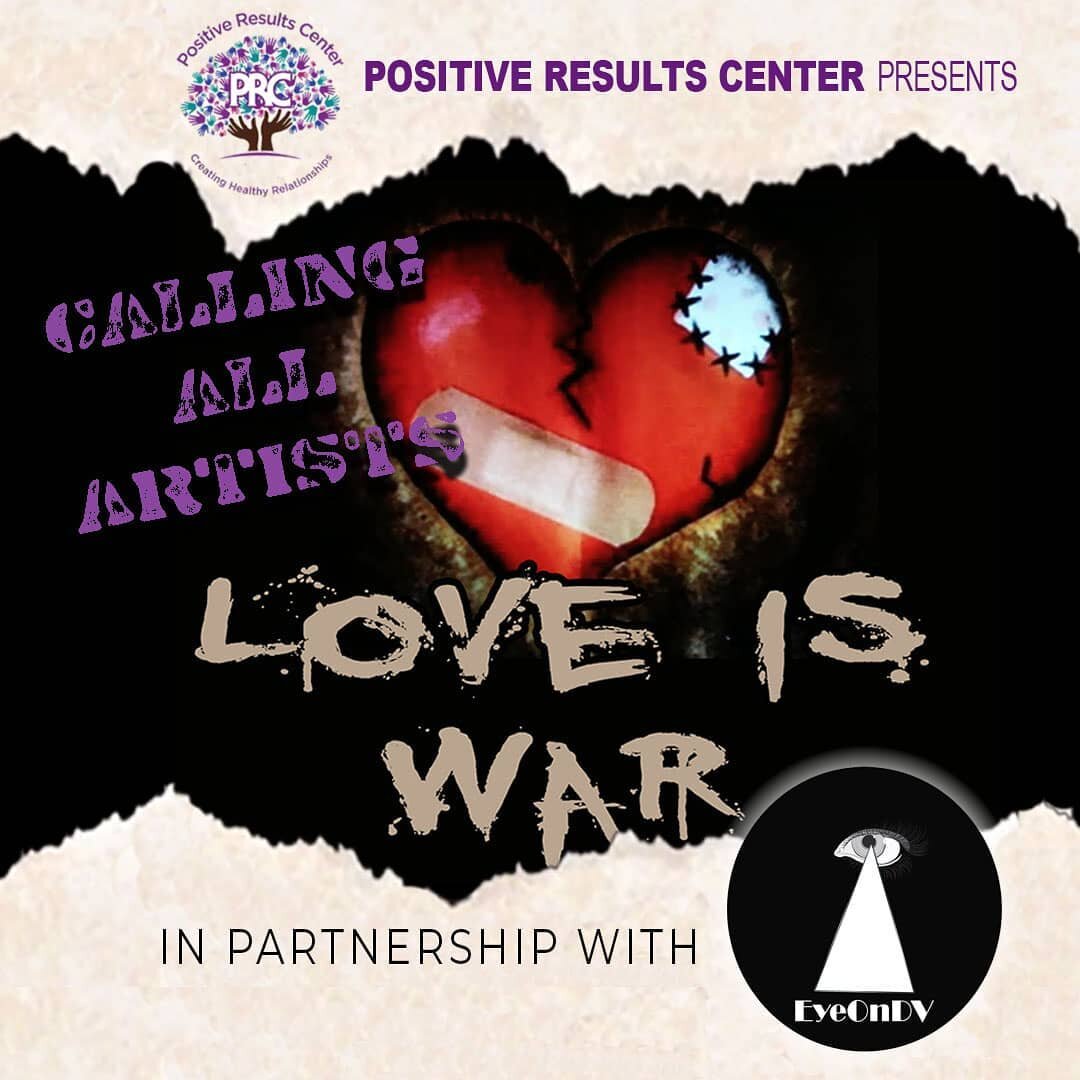 CALLING ALL BLACK ARTISTS!! For Thriving Thursday, EyeOnDV would like to call all black artists for our collaboration with The Positive Results Center for their campaign, Love Is War!! One of the best ways to thrive is to have a consistent mode of ex