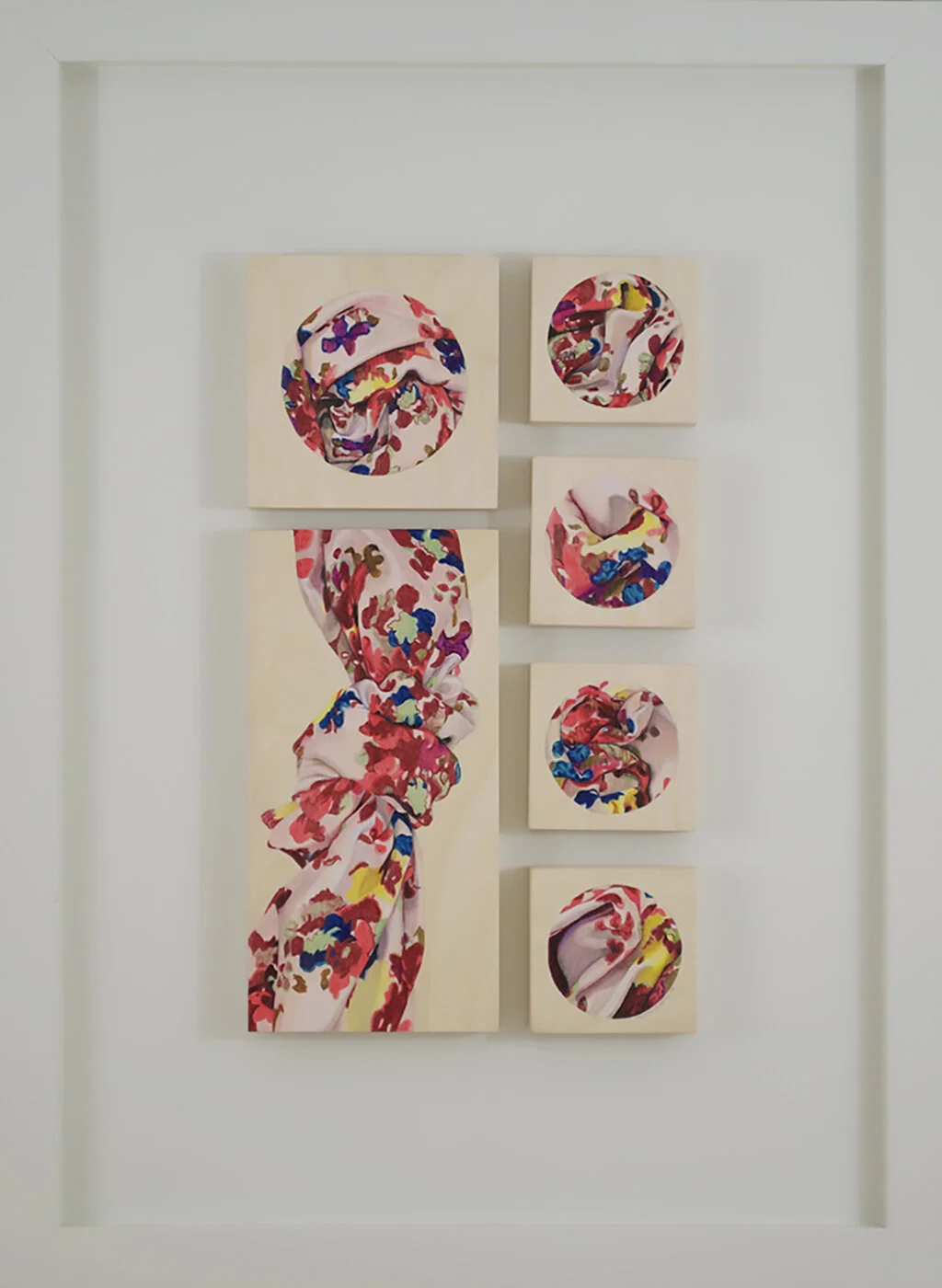 A Beautiful Likeness, coloured pencil on wood,  22.5x30.5 inches, 2018.