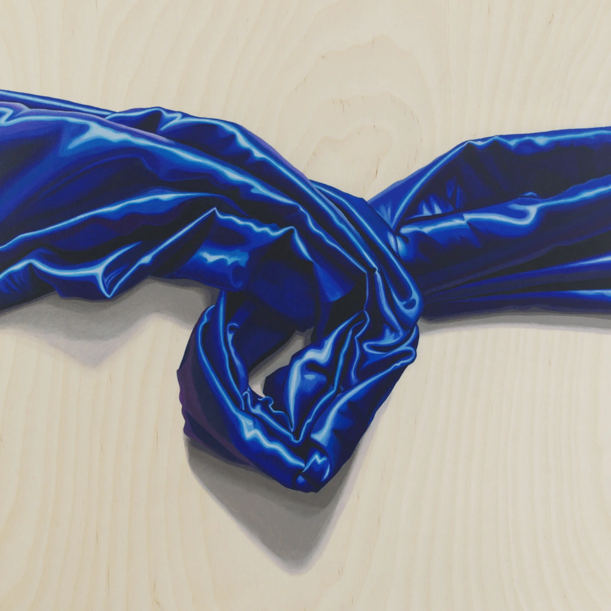 Finding Affinity, coloured pencil on wood, 24x24 inches, 2021.