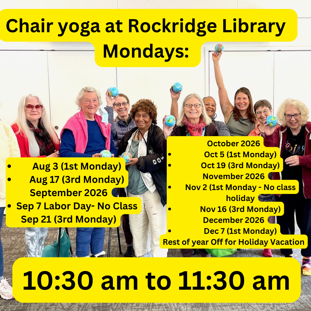 Rockridge Library Chair Yoga Class